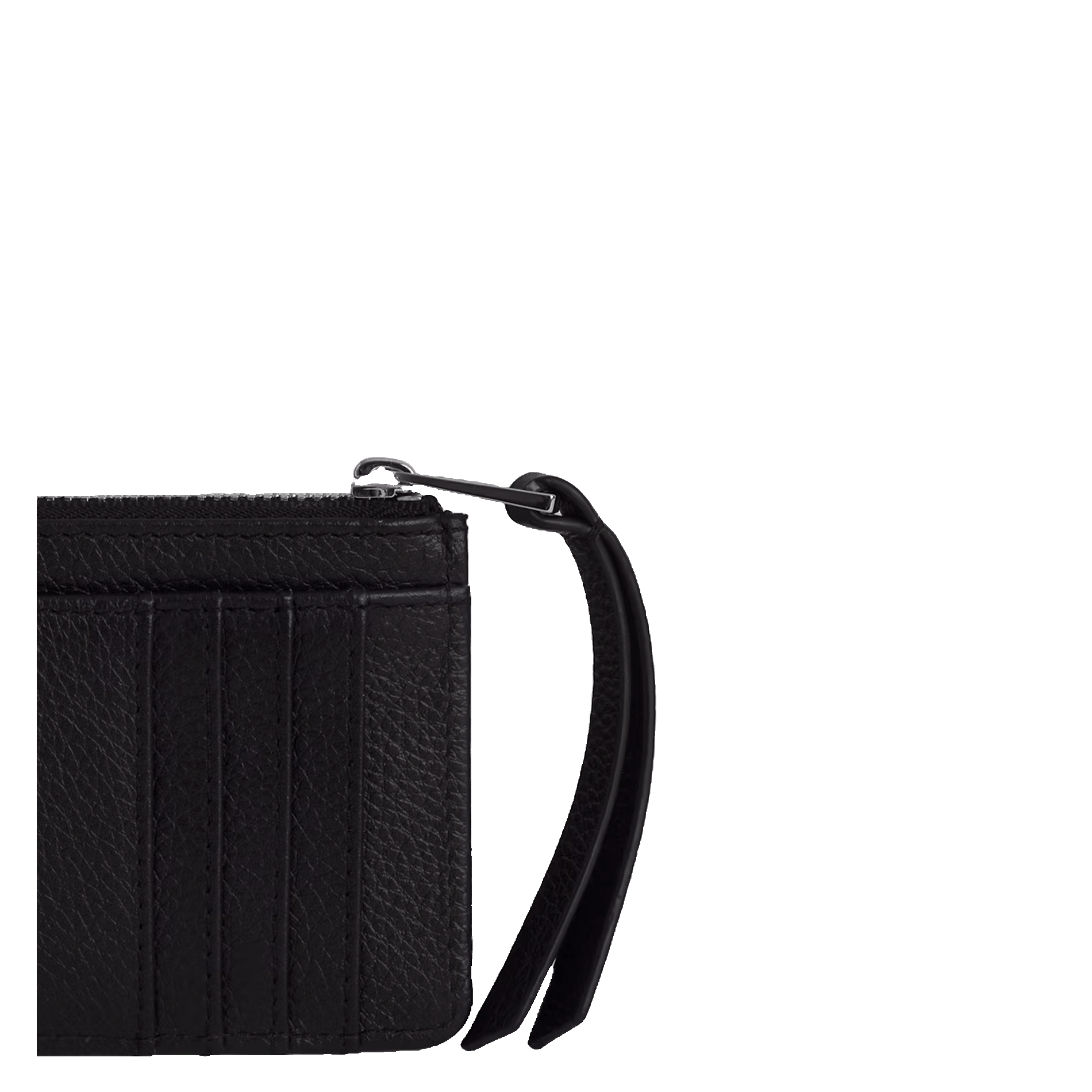 Porte-cartes en cuir zv card ZADIG&VOLTAIRE Noir