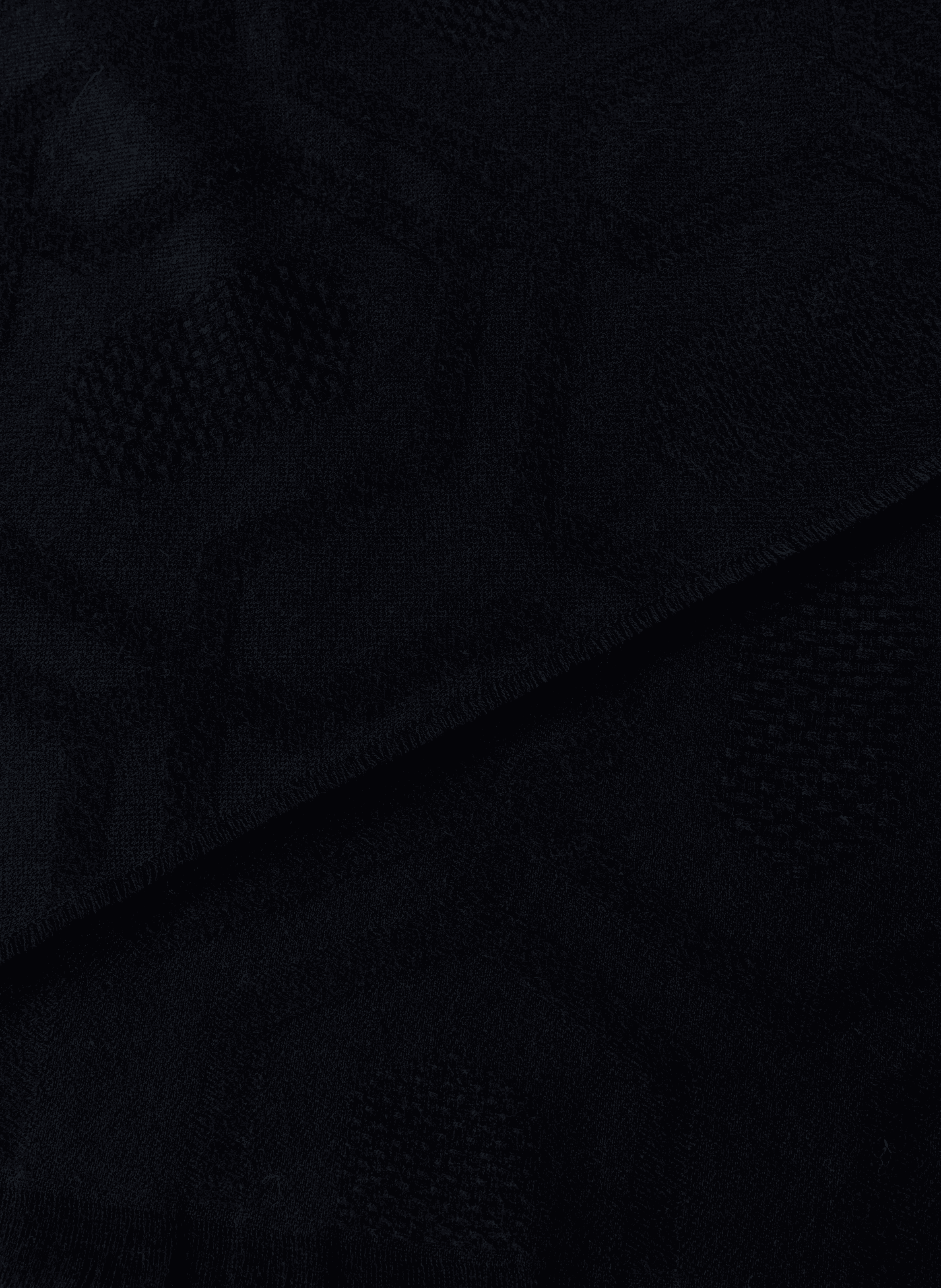 Echarpe en coton biologique SAISON 1865 Noir