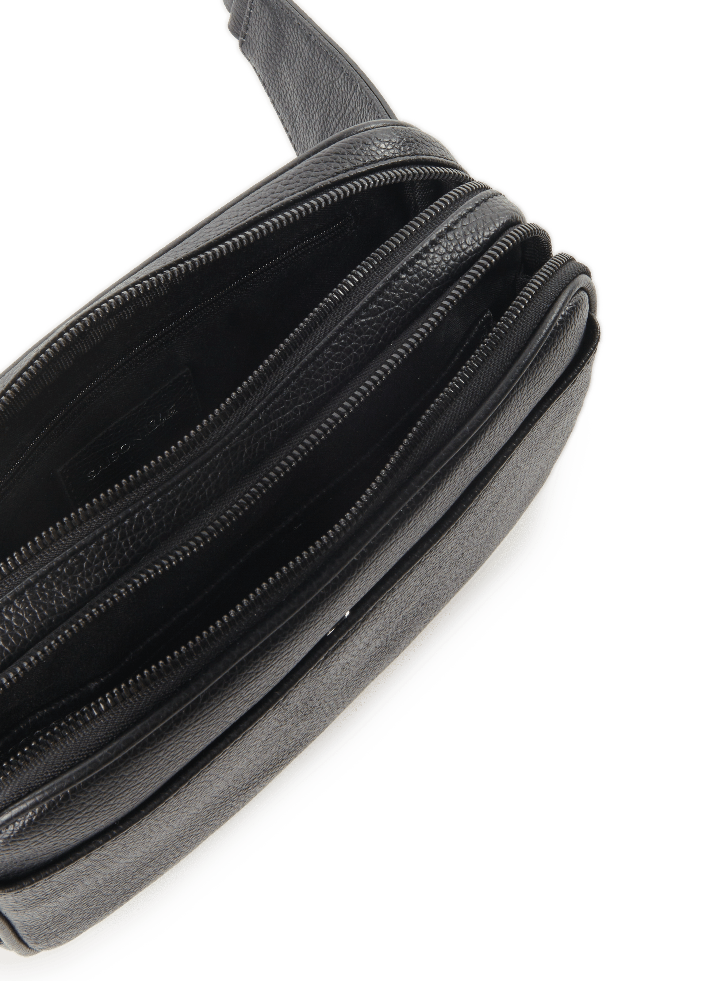 Leather belt bag SAISON 1865 Black