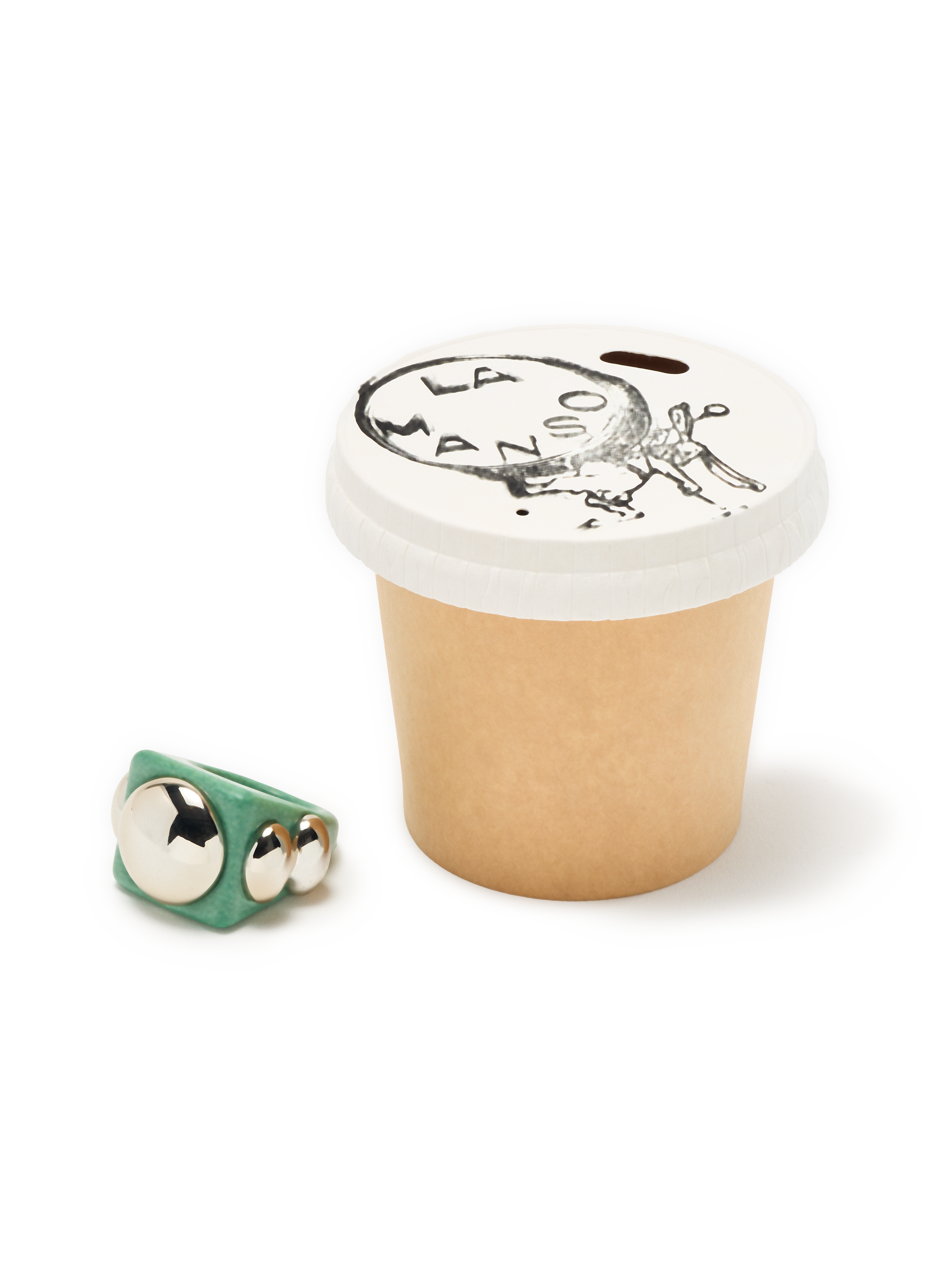 Bague Iconic Sauce LA MANSO Vert