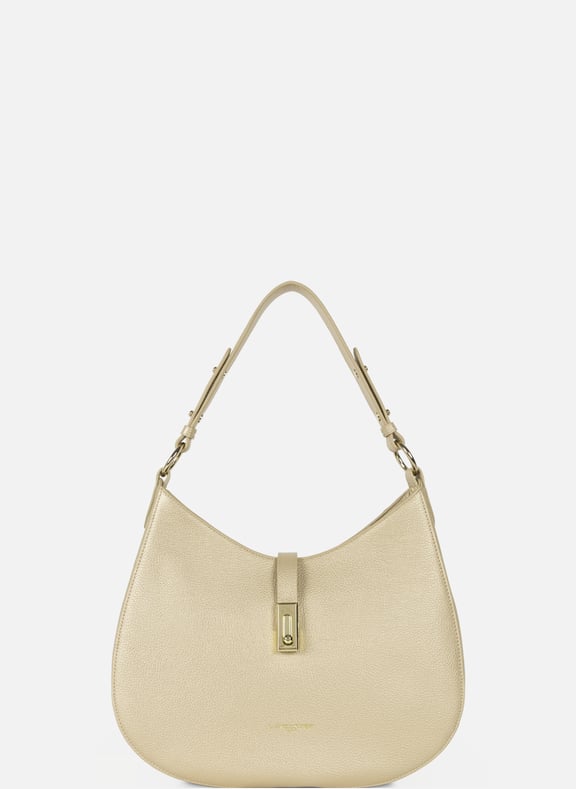 Grand sac besace - milano horizon Doré by LANCASTER LANCASTER Grand sac besace - milano horizon Doré