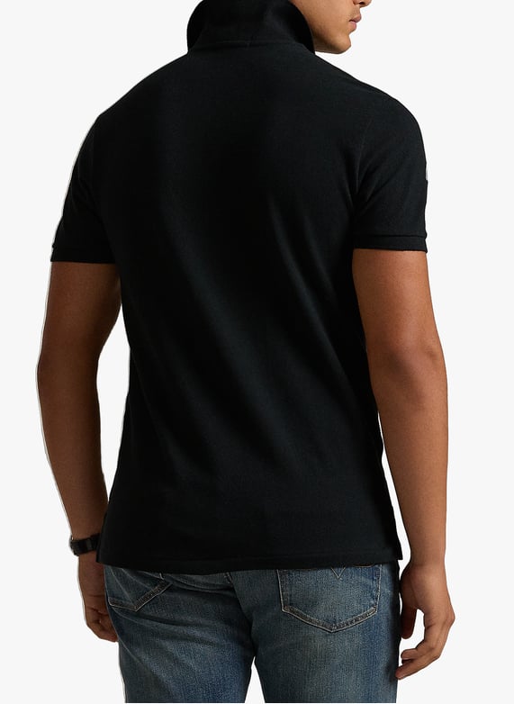 Extra slim fit cotton polo | Black by POLO RALPH LAUREN Extra slim fit cotton polo Black