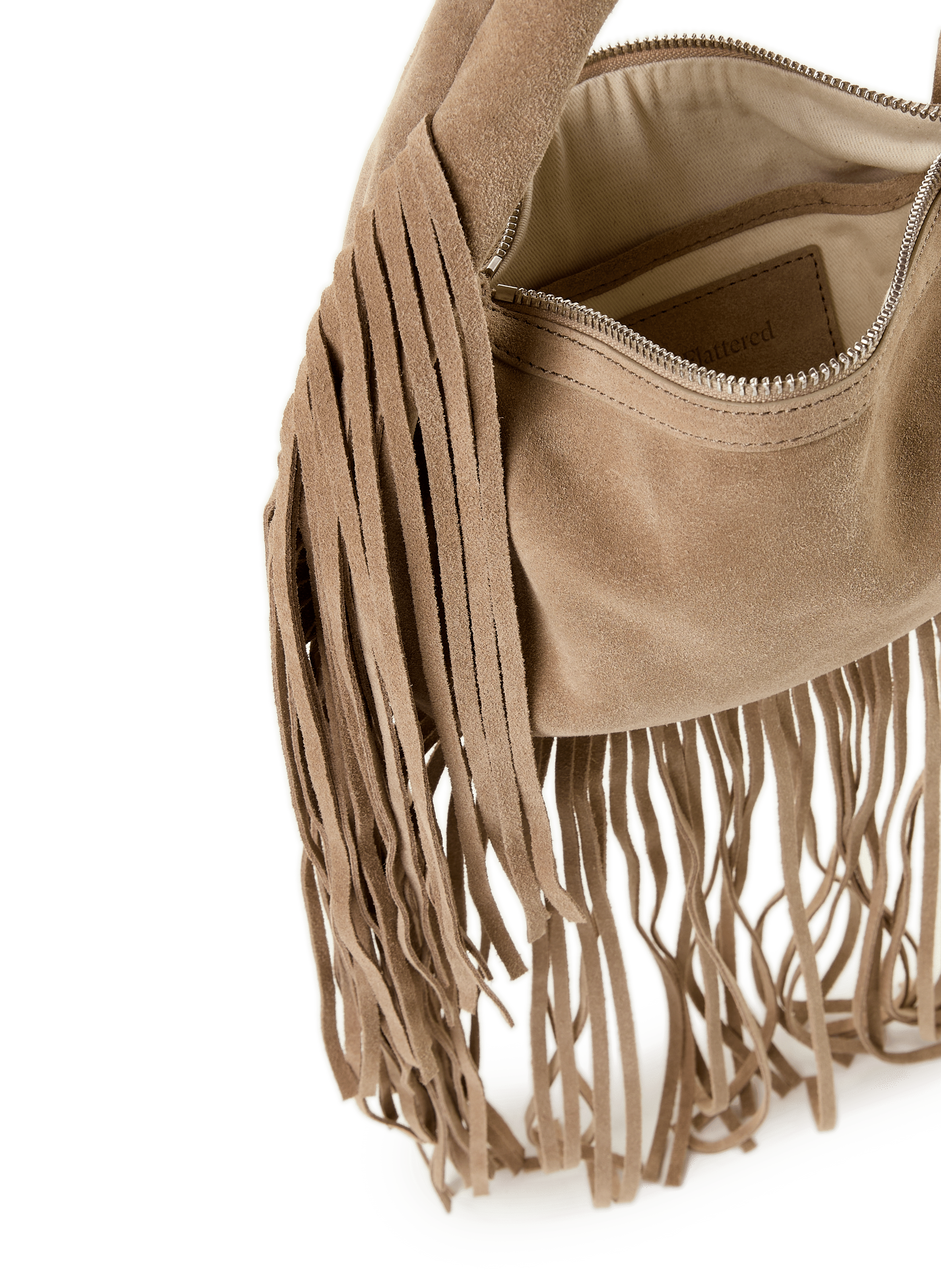 Mini sac Agnes en curir suédé FLATTERED Marron