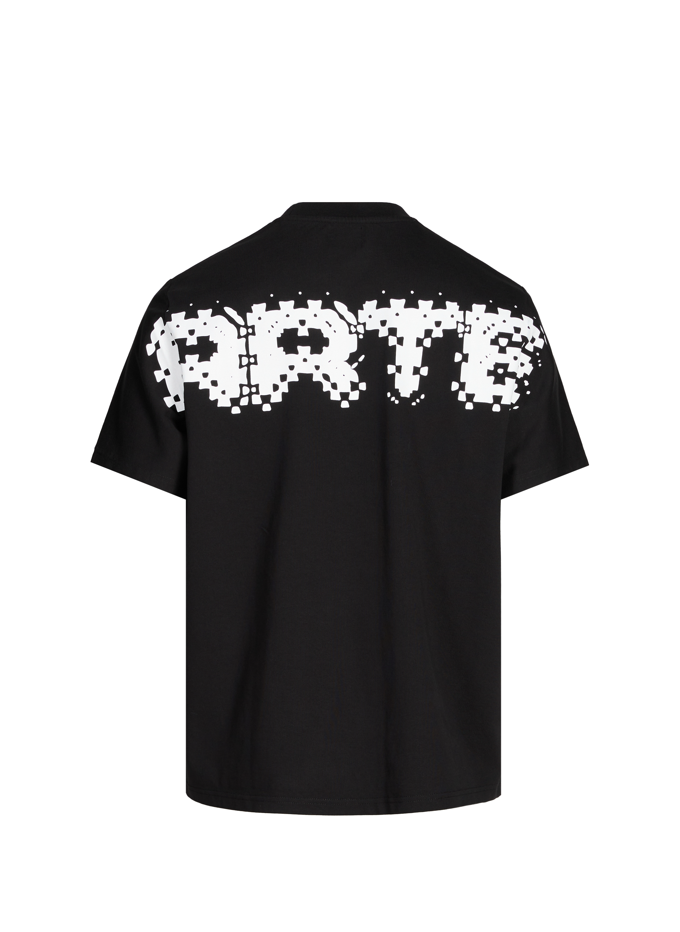 Straight printed cotton T-shirt ARTE ANTWERP Black