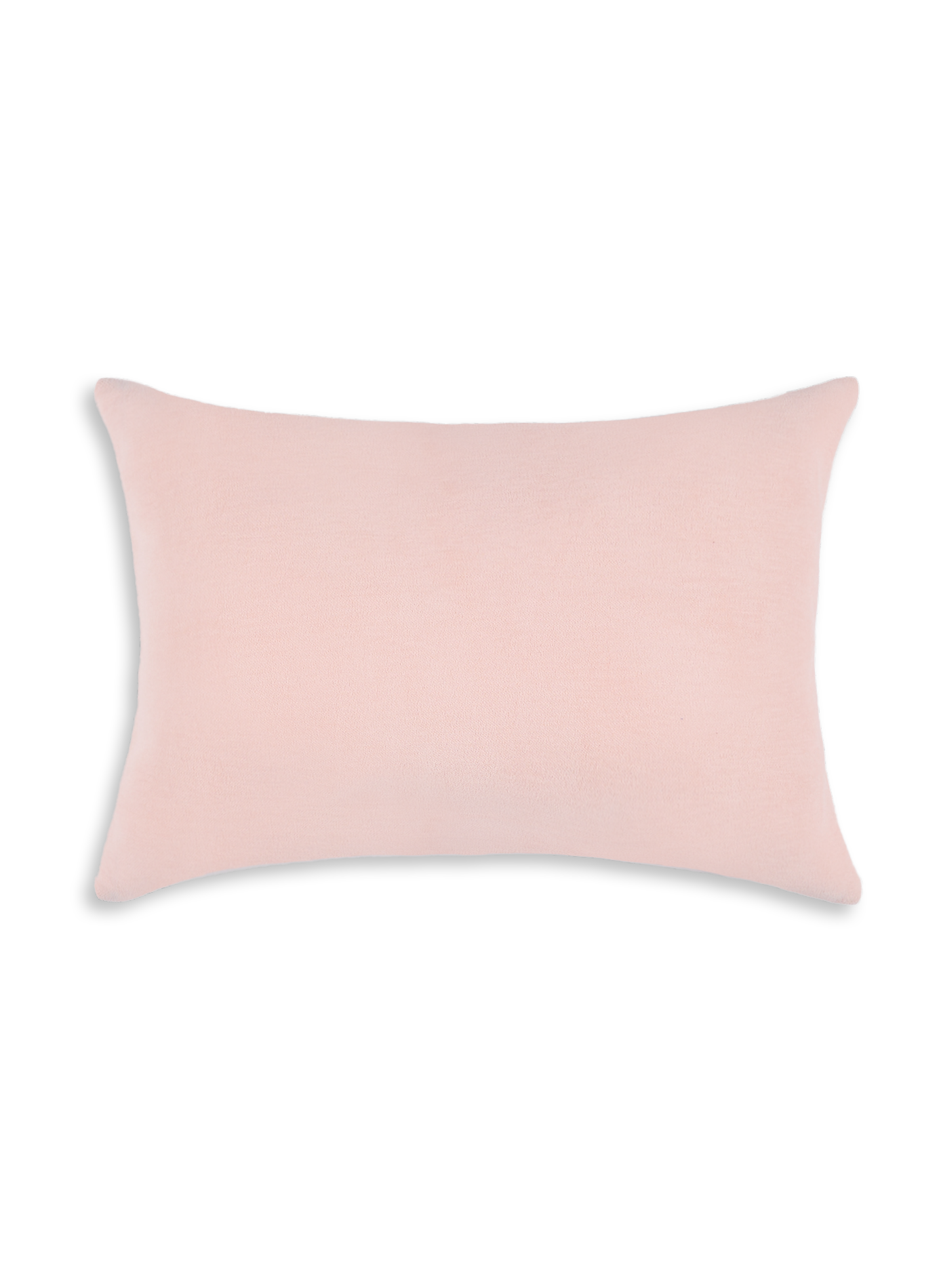 AU PRINTEMPS PARIS Smooth velvet cushion cover Pink