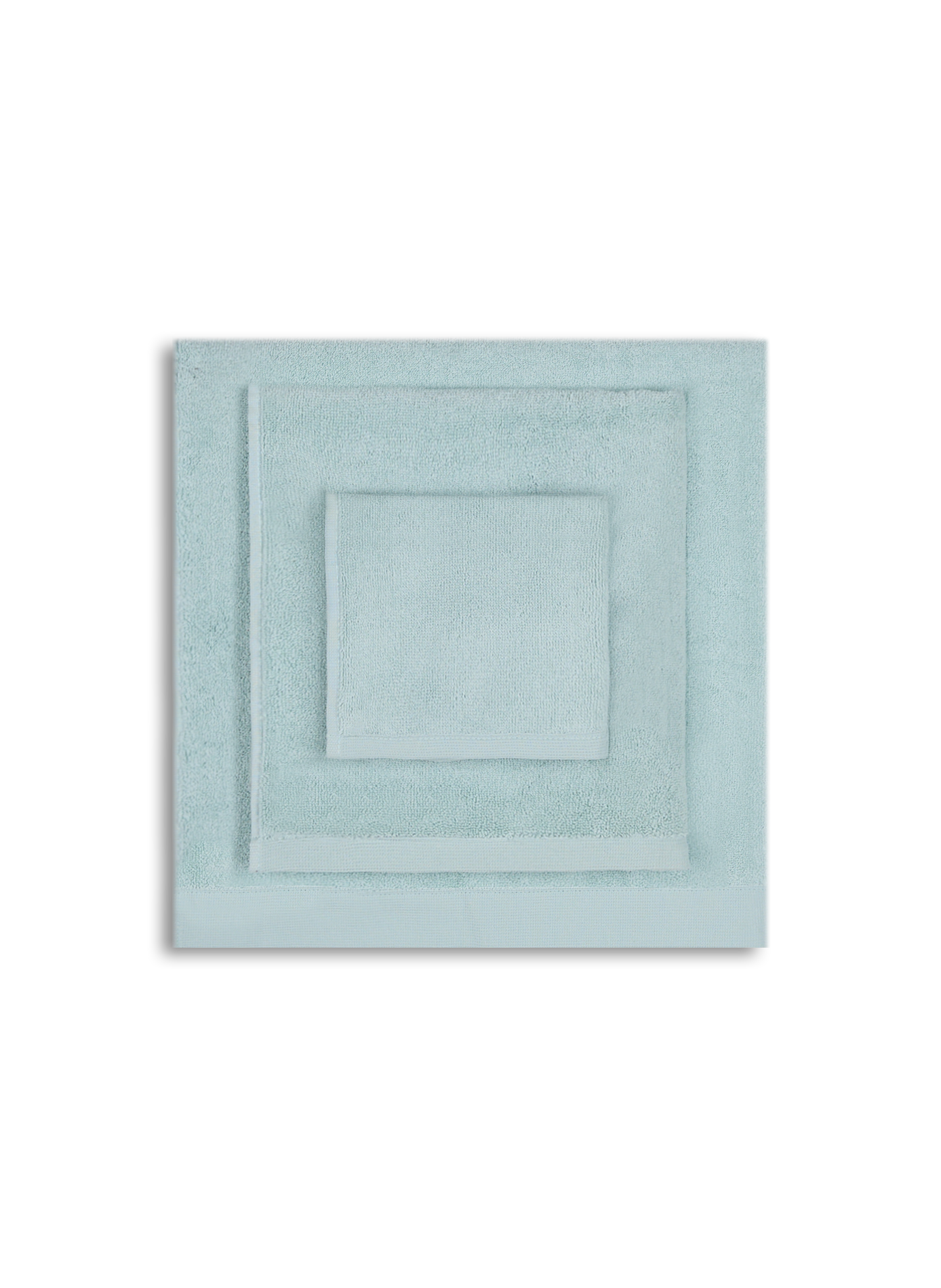 Serviette de toilette en coton biologique AU PRINTEMPS PARIS Vert