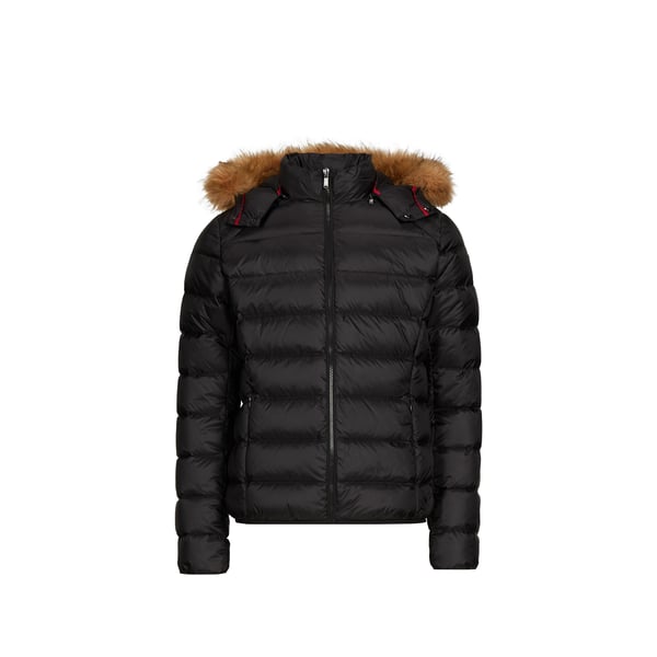 Jott Parka À Capuche Amovible In Black