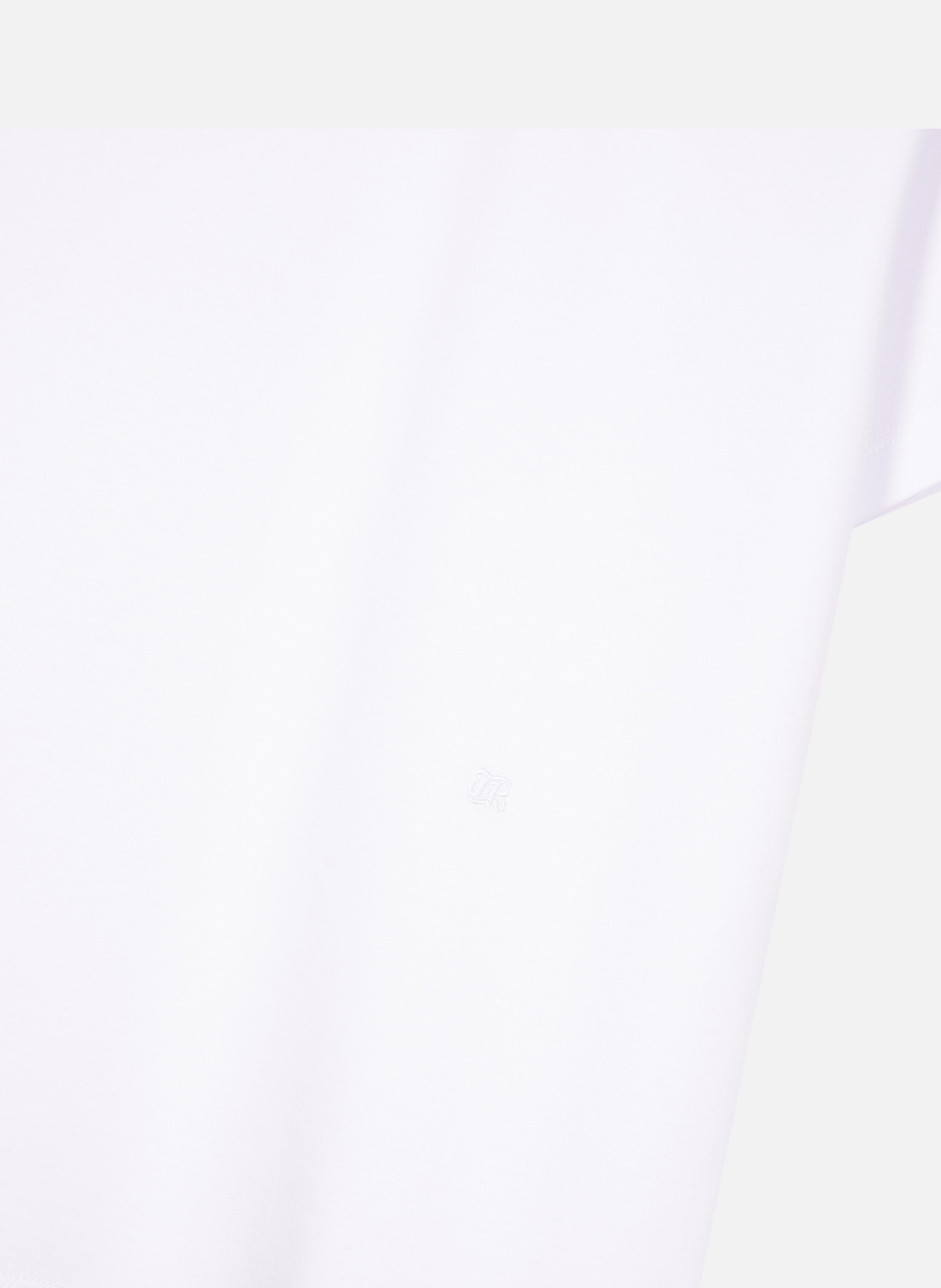 T-shirt droit en coton mélangé THE KOOPLES Blanc