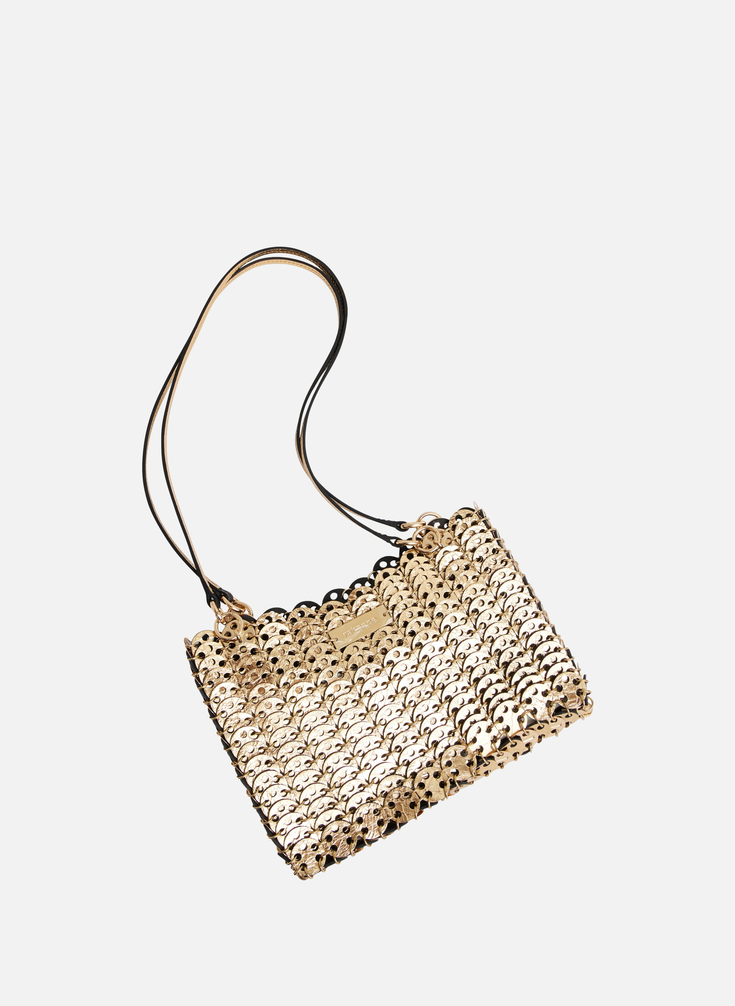 Sac réversible 1969 flip en cuir RABANNE Noir