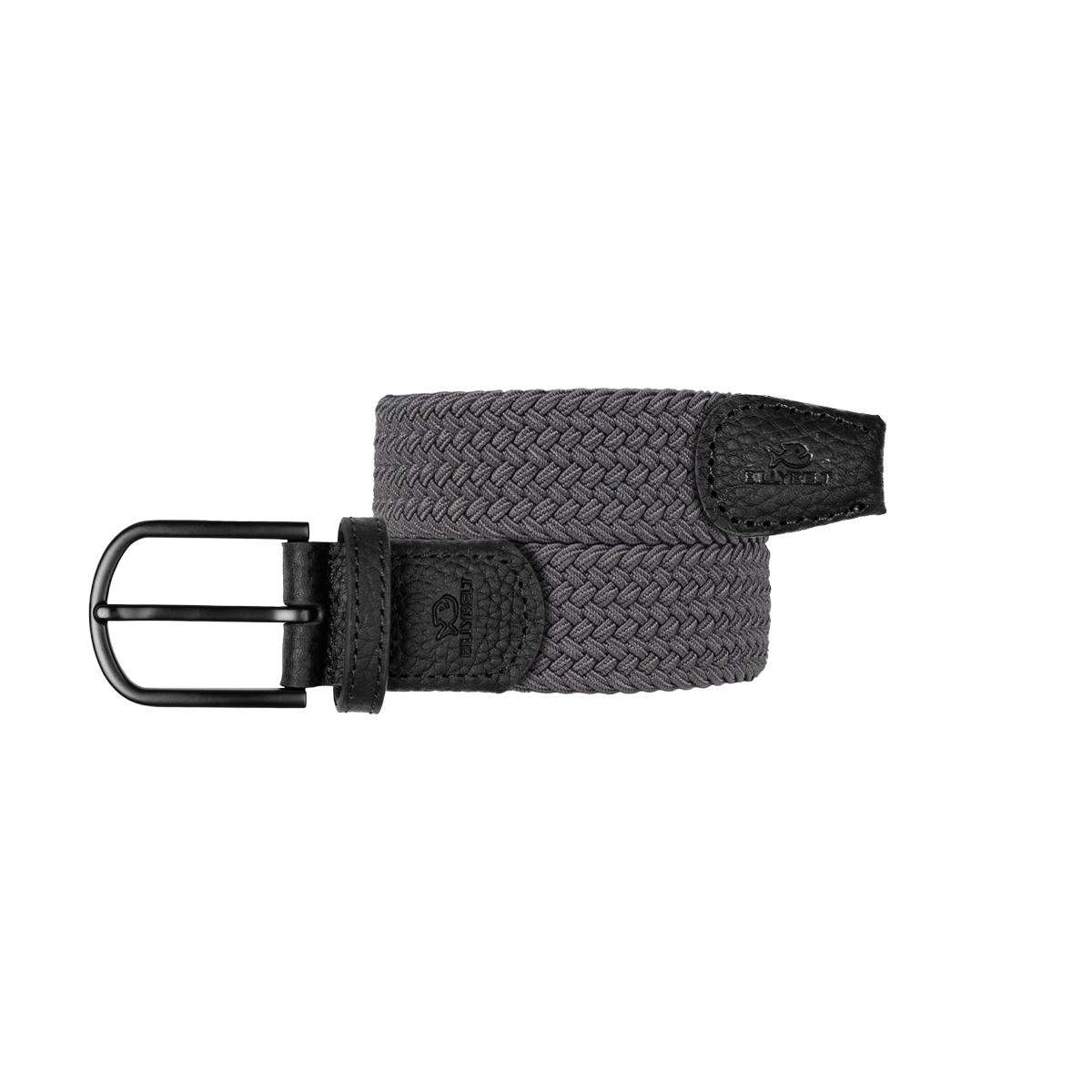 Ceinture tressée élastique unie BILLYBELT Gris