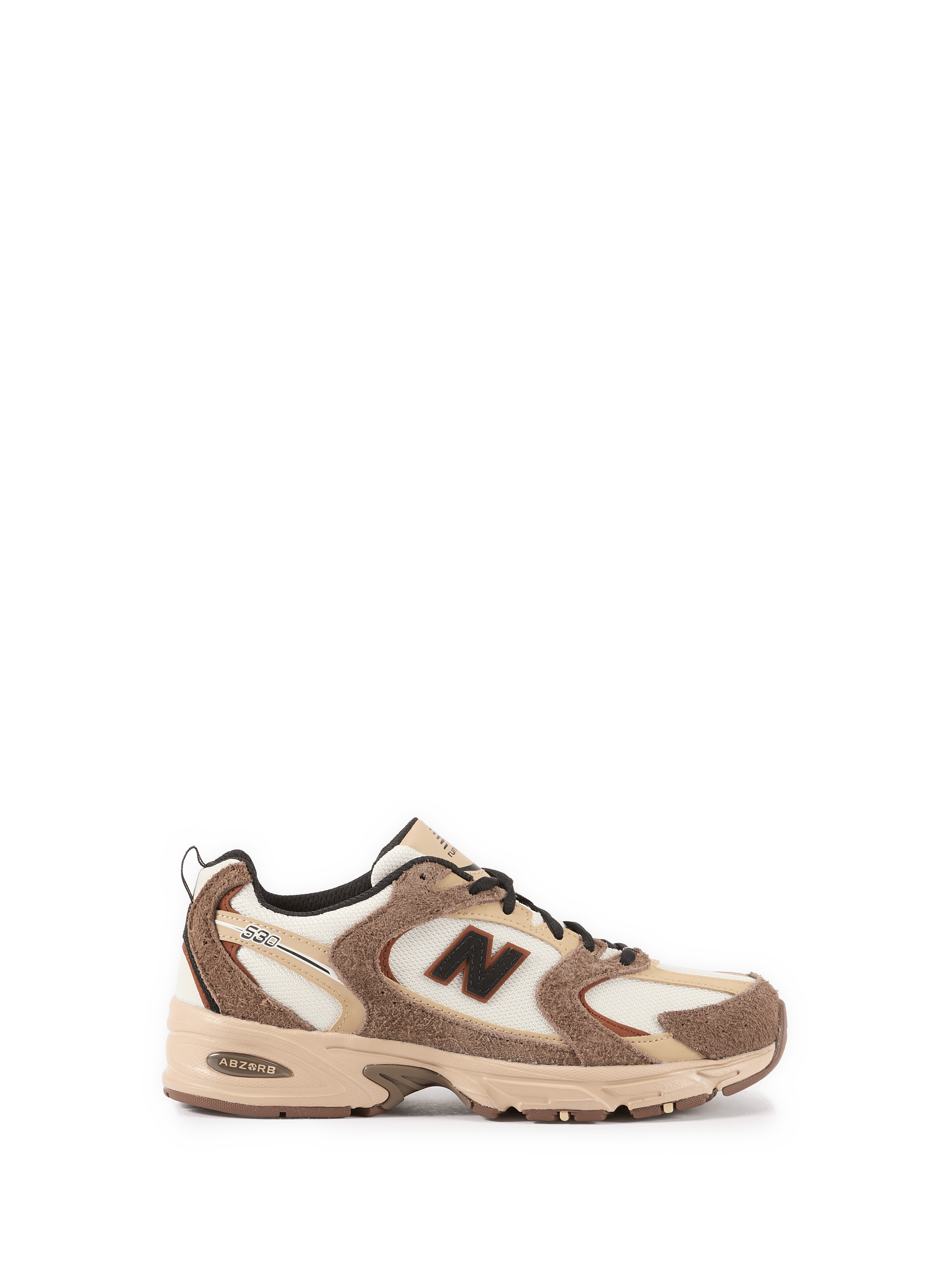 Low-top 530 sneakers in blended leather and cotton NEW BALANCE Multicolour