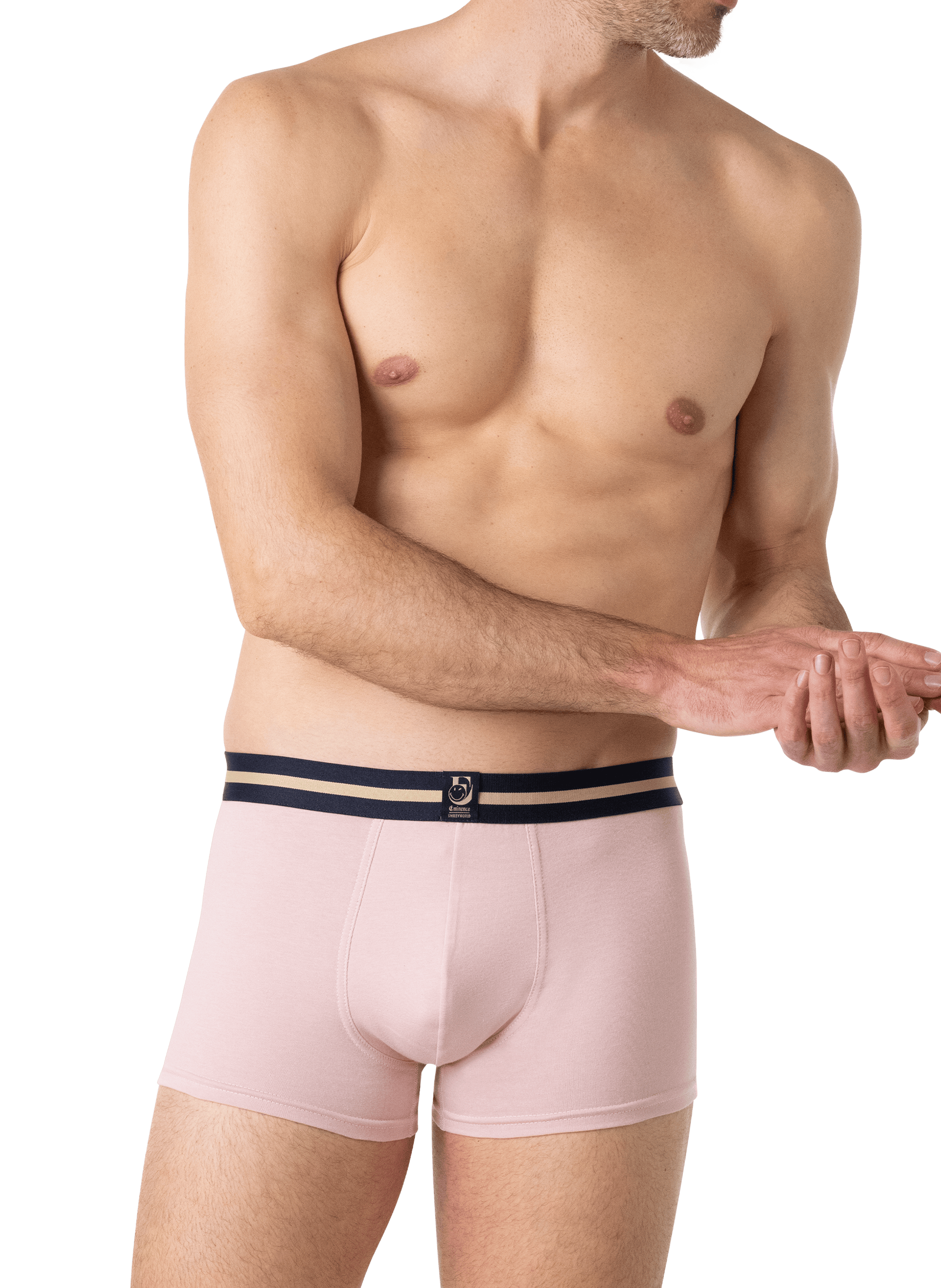 Lot de 3 boxers en coton mélangé EMINENCE Multicolore
