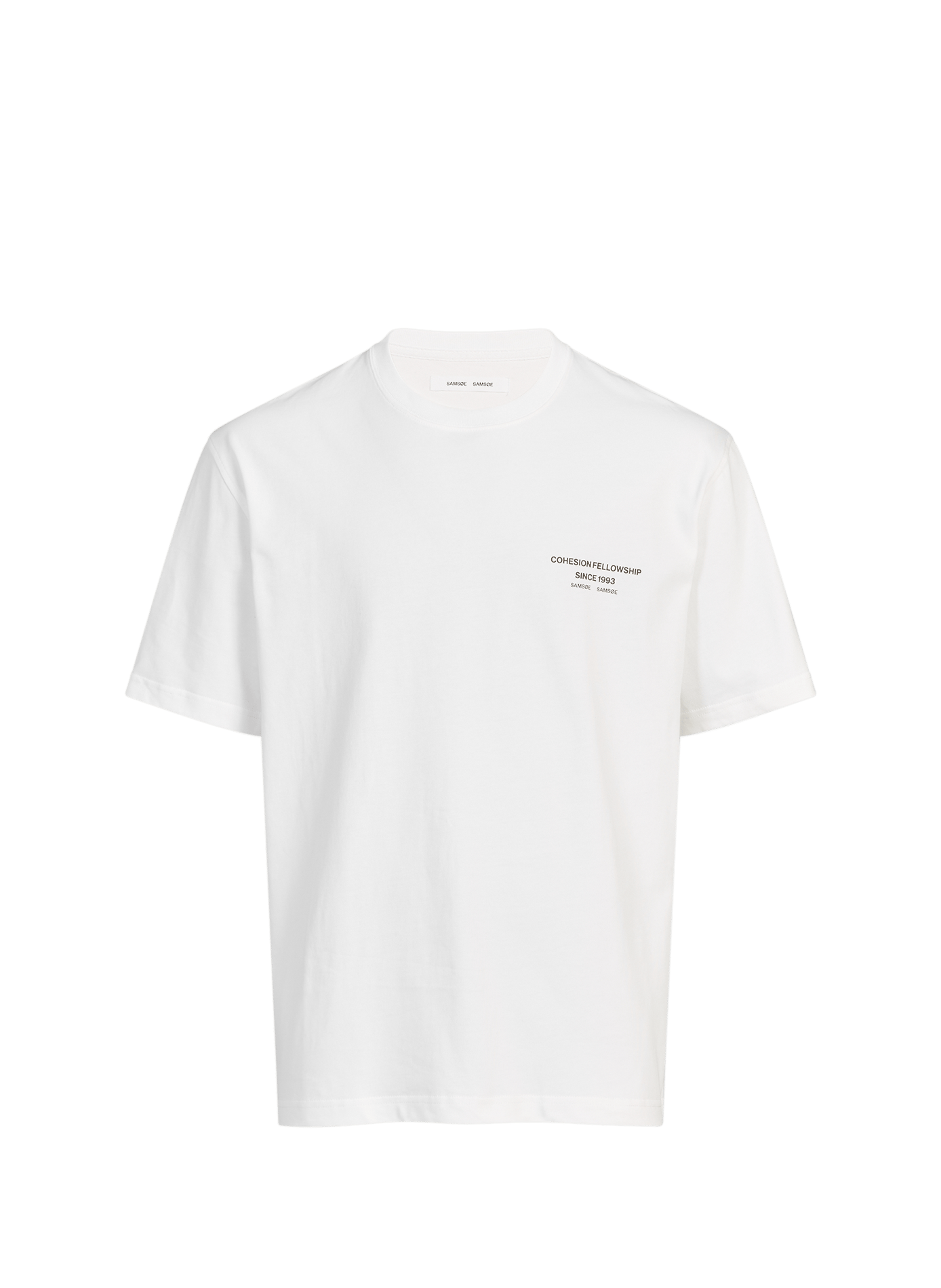 Printed organic cotton T-shirt SAMSOE SAMSOE Green