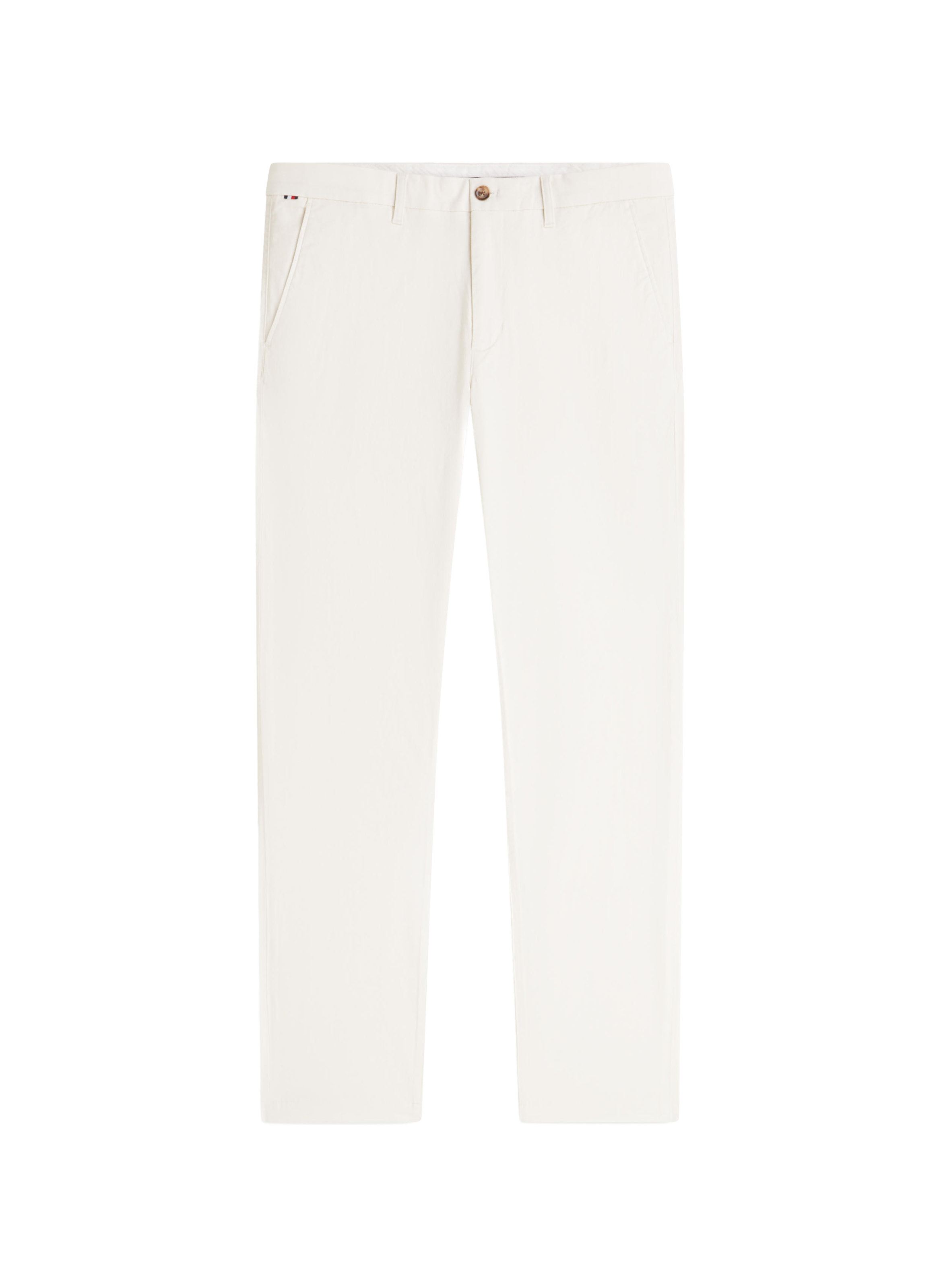 Straight cut cotton pants TOMMY HILFIGER Beige