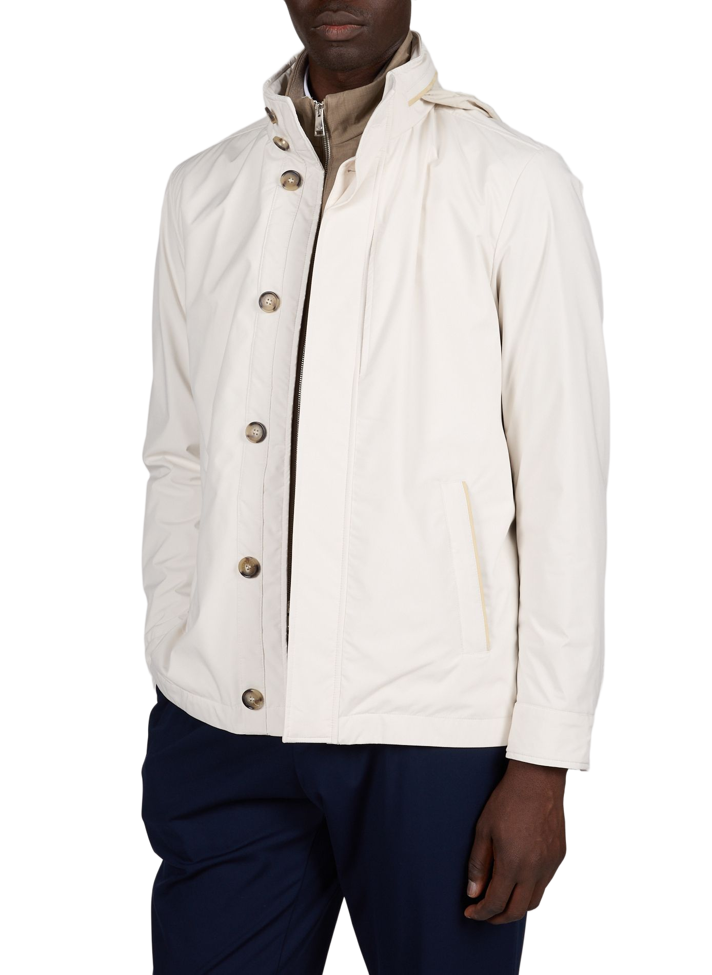 Light jacket with high collar PAUL & SHARK Beige