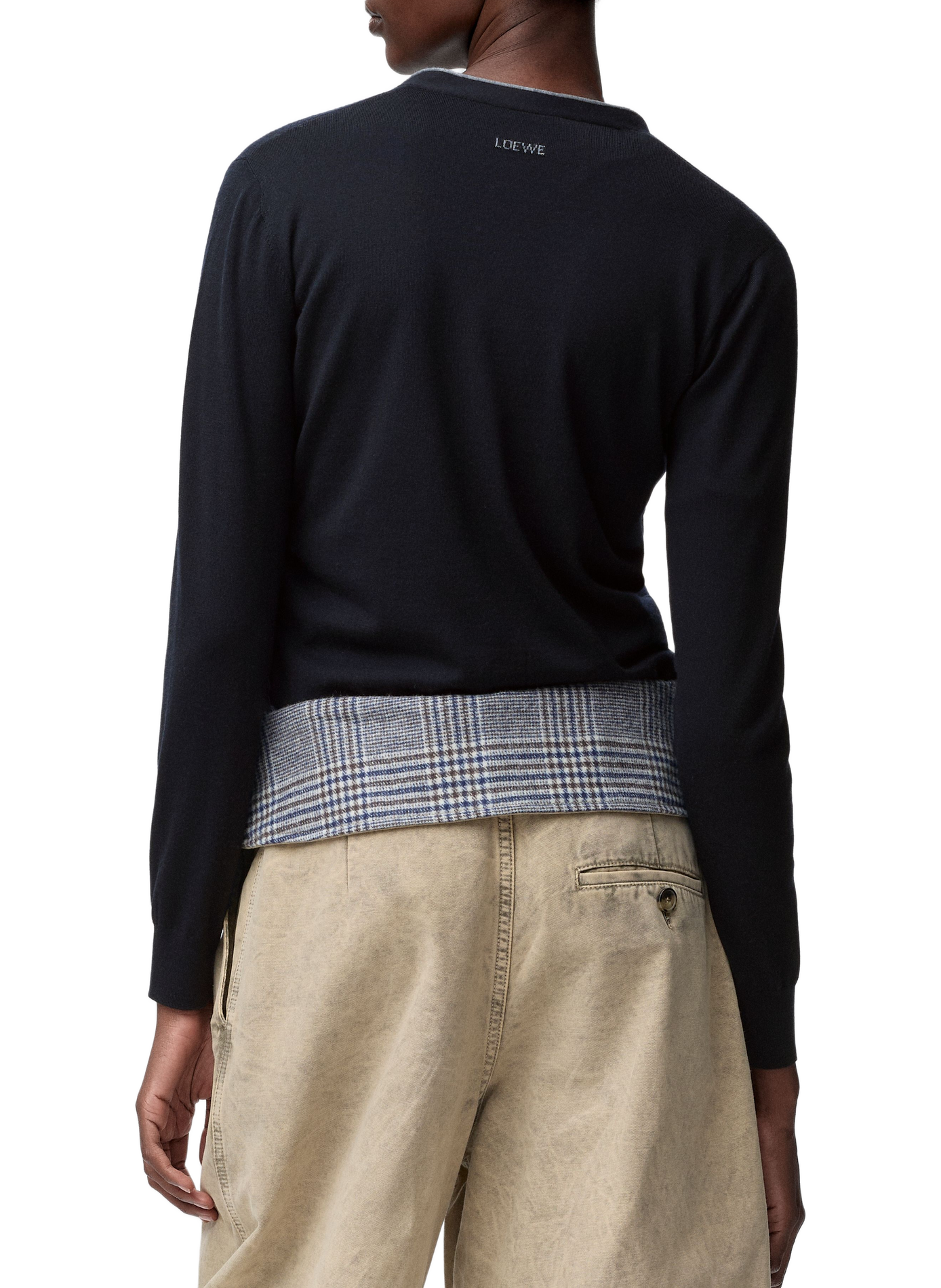 Short wool cardigan LOEWE Blue