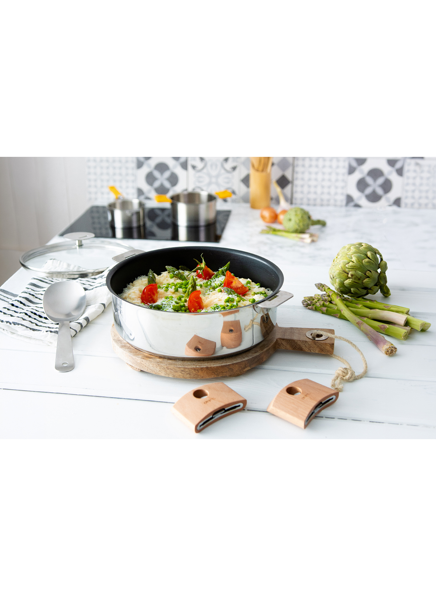 Sauteuse en inox Mutine CRISTEL Gris