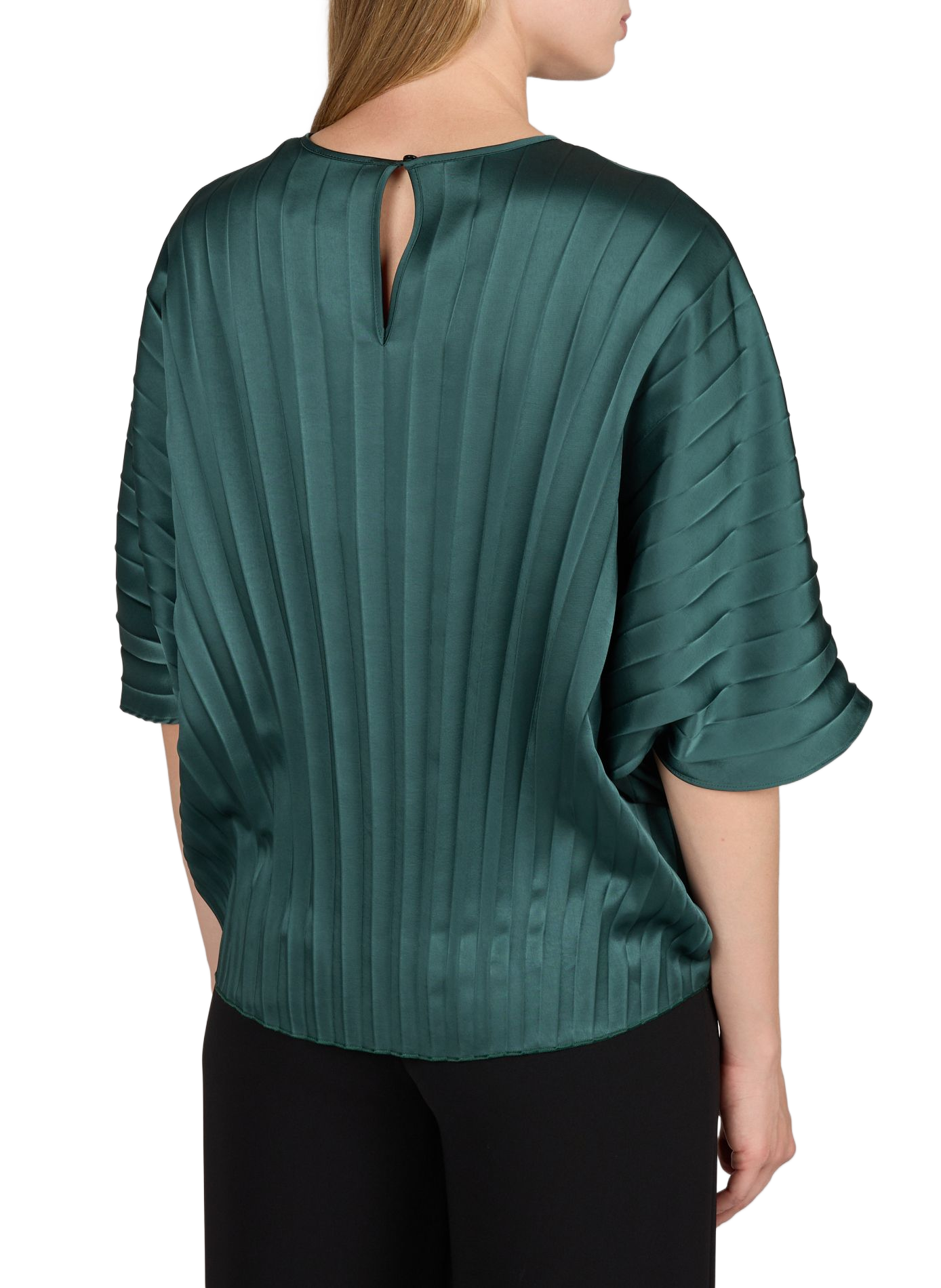 Damen Satintop mit Falten MAX MARA WEEK END Grun