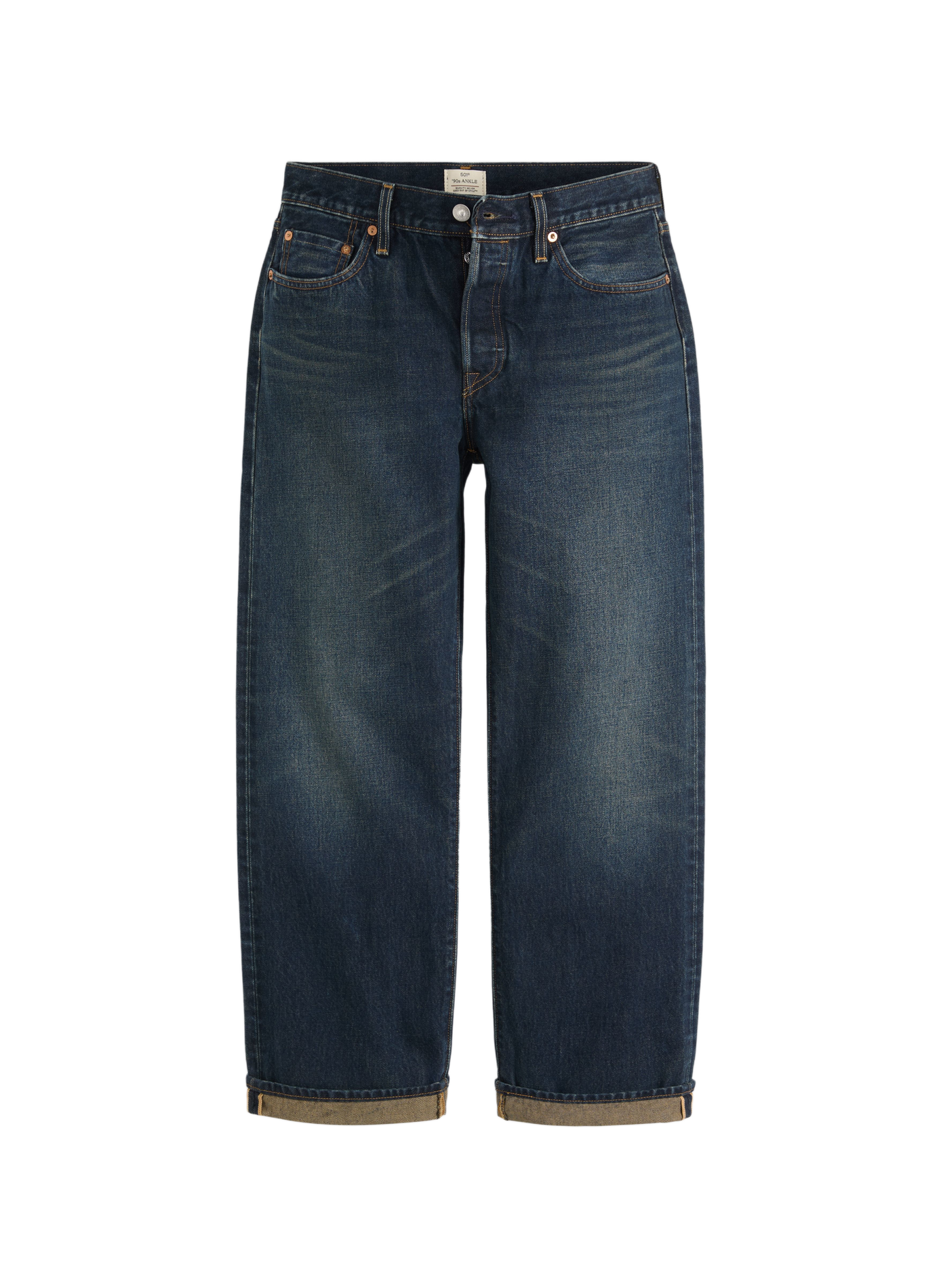 501® 90's Enkeljeans van katoen LEVI'S Blauw