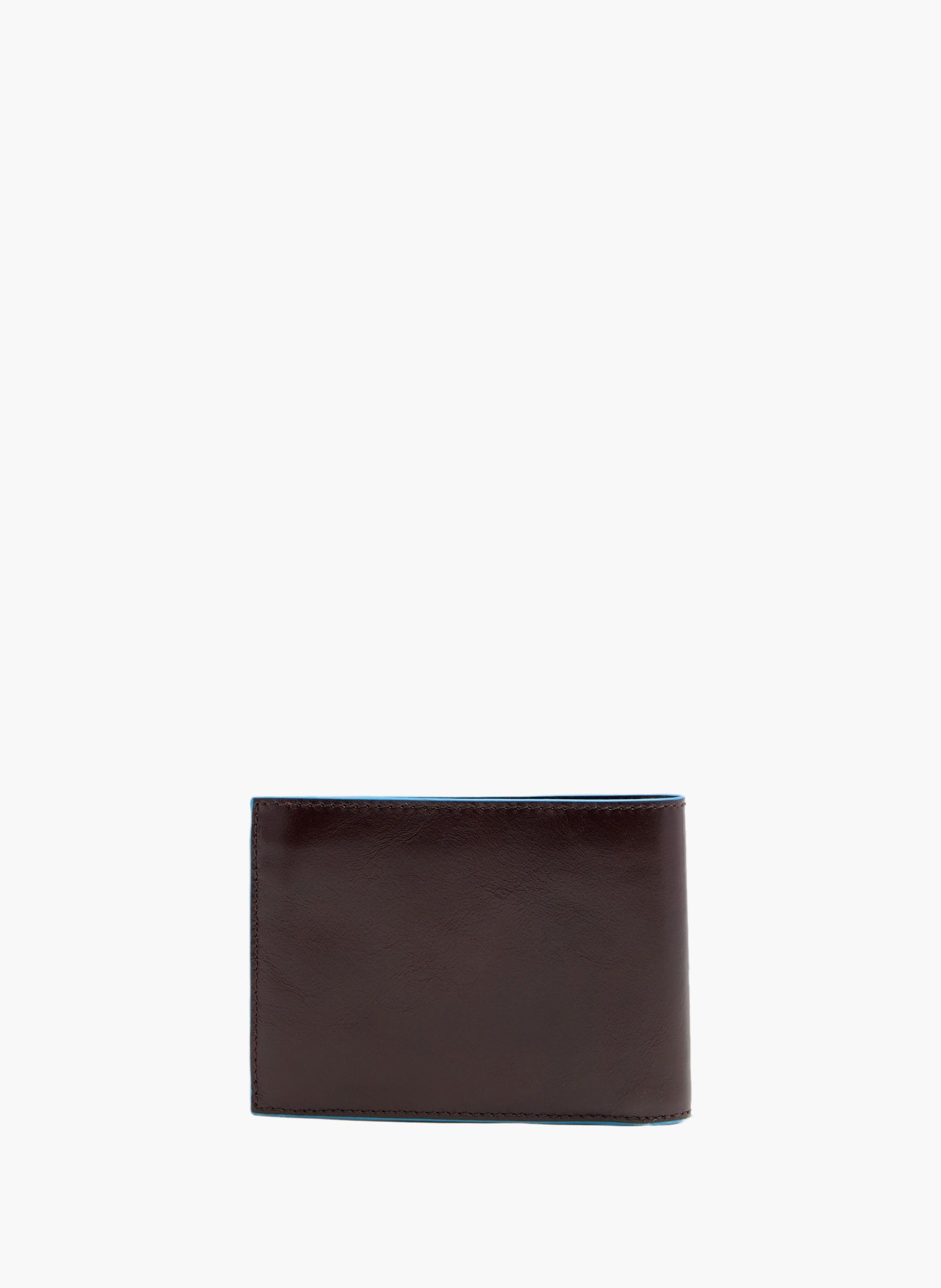 Men’s wallet with flip up id window PIQUADRO Brown