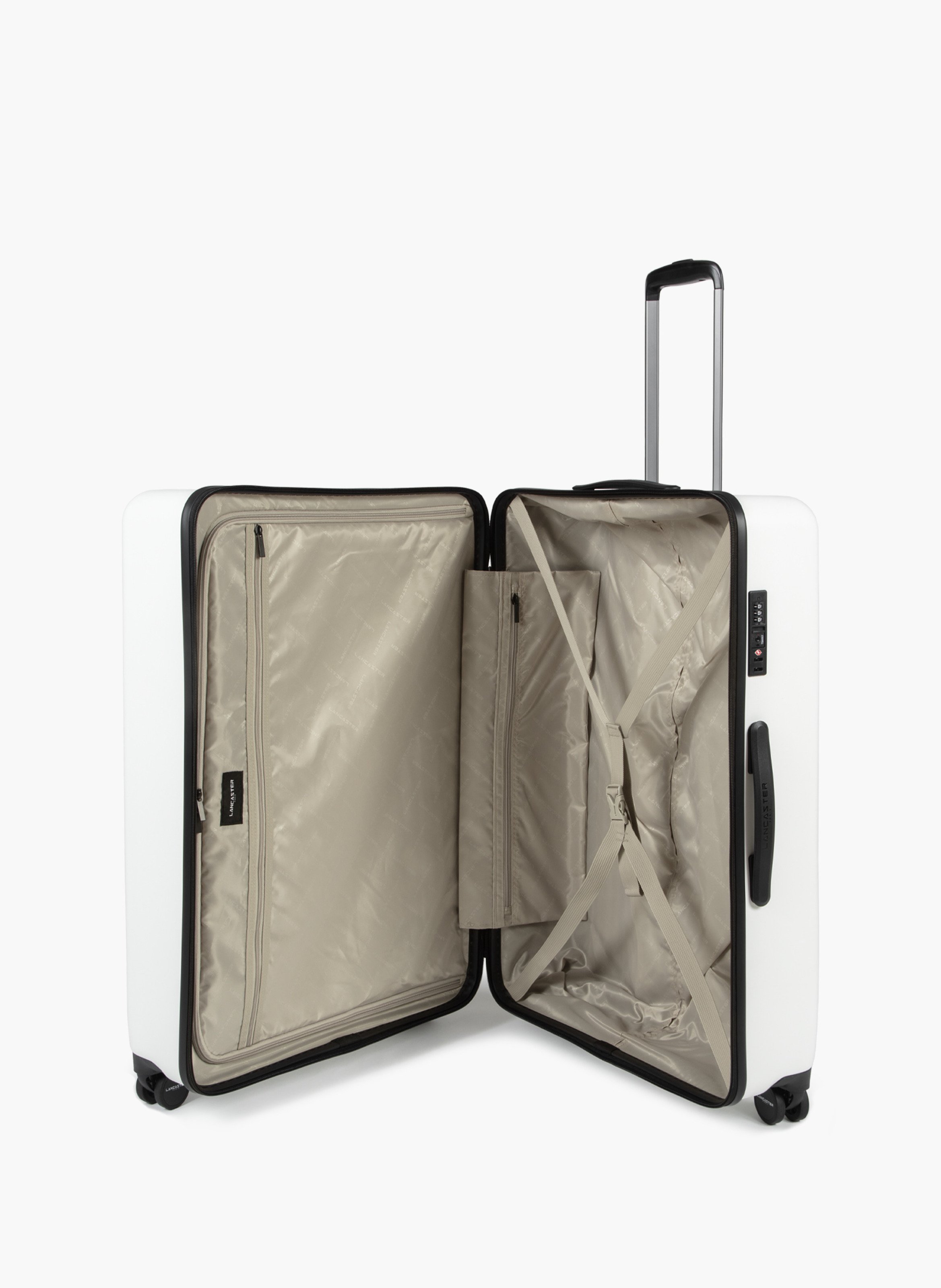 Valise cdg soute l - bagages LANCASTER Blanc