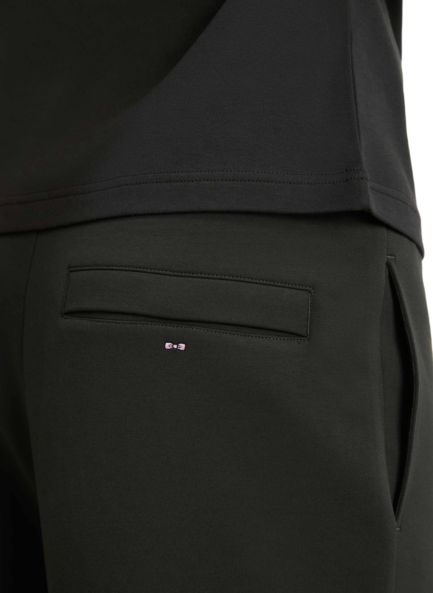 Gerade geschnittene Baumwoll-Jogginghose EDEN PARK Khaki