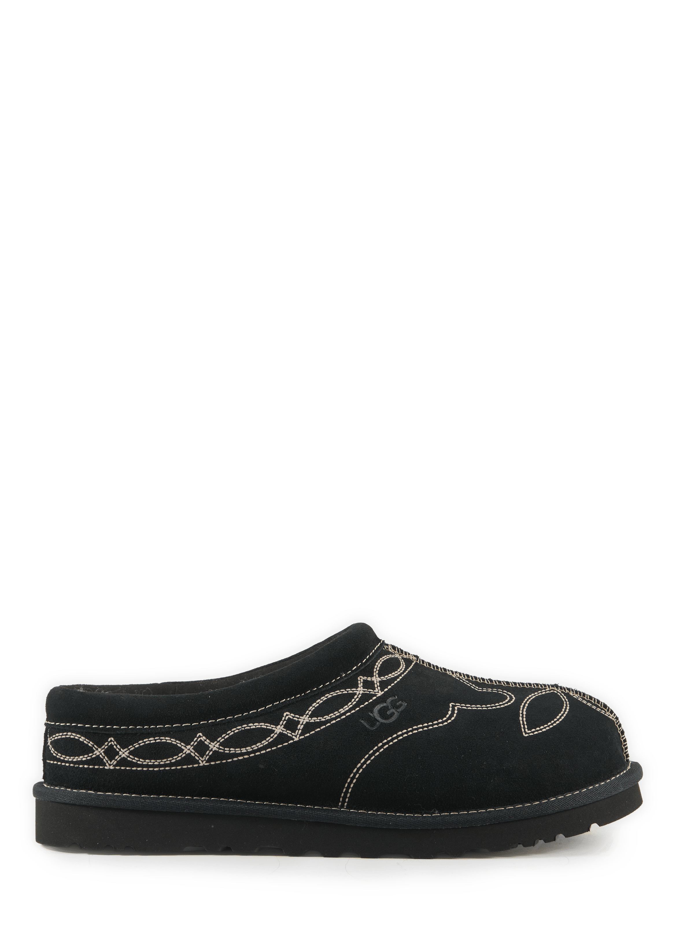 Tasman Western Leather Slippers UGG Black