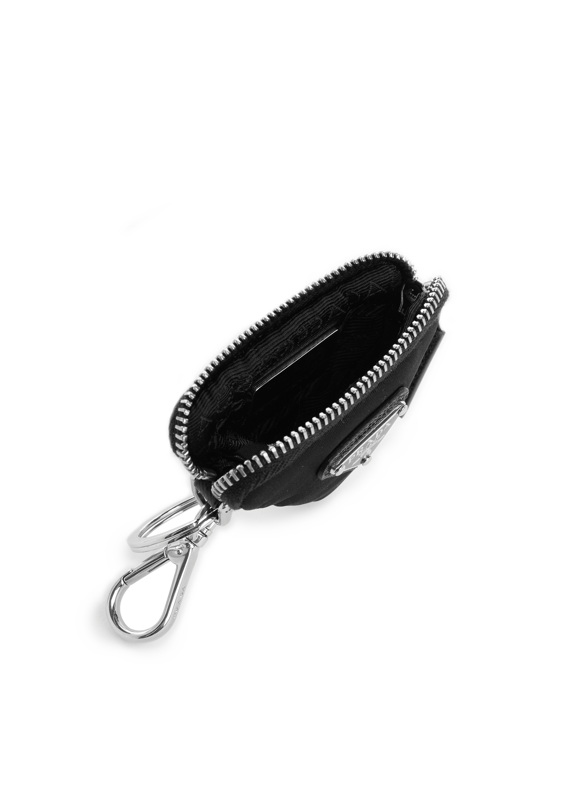 Nylon keyring PRADA Black
