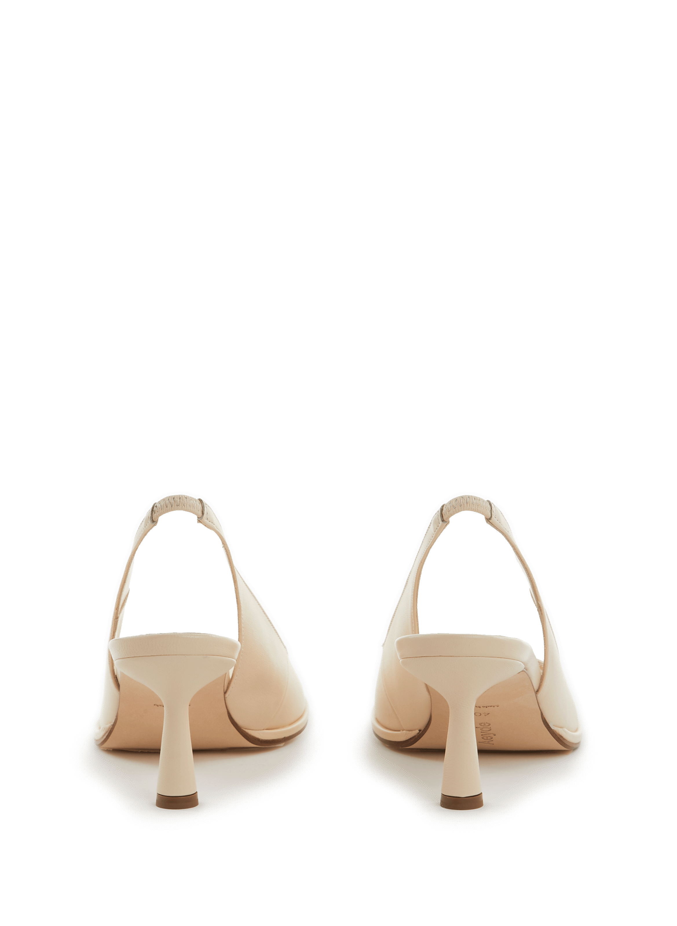 Slingback Miranda en cuir AEYDE Beige