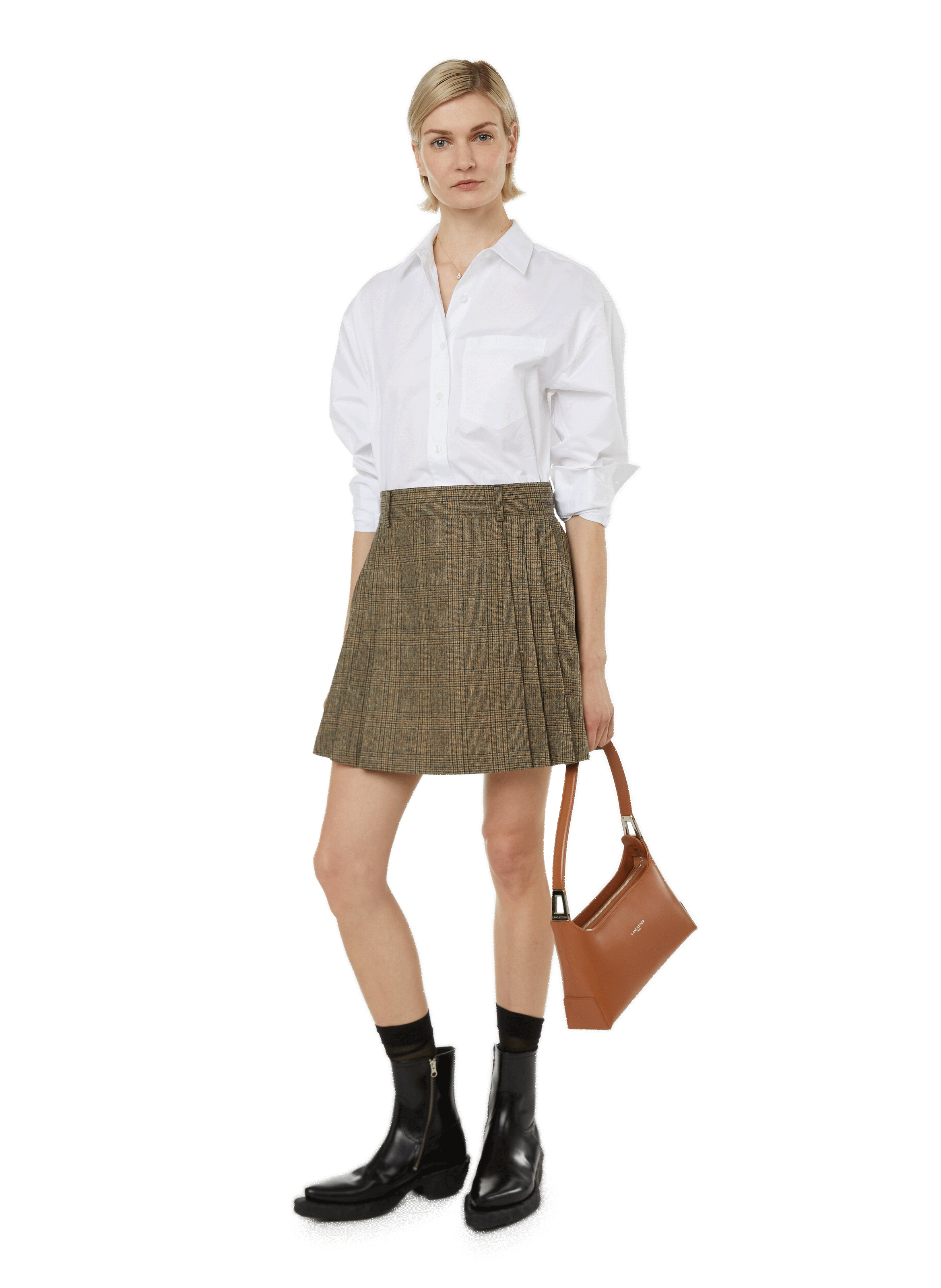 Jupe à motif en laine SAISON 1865 Multicolore