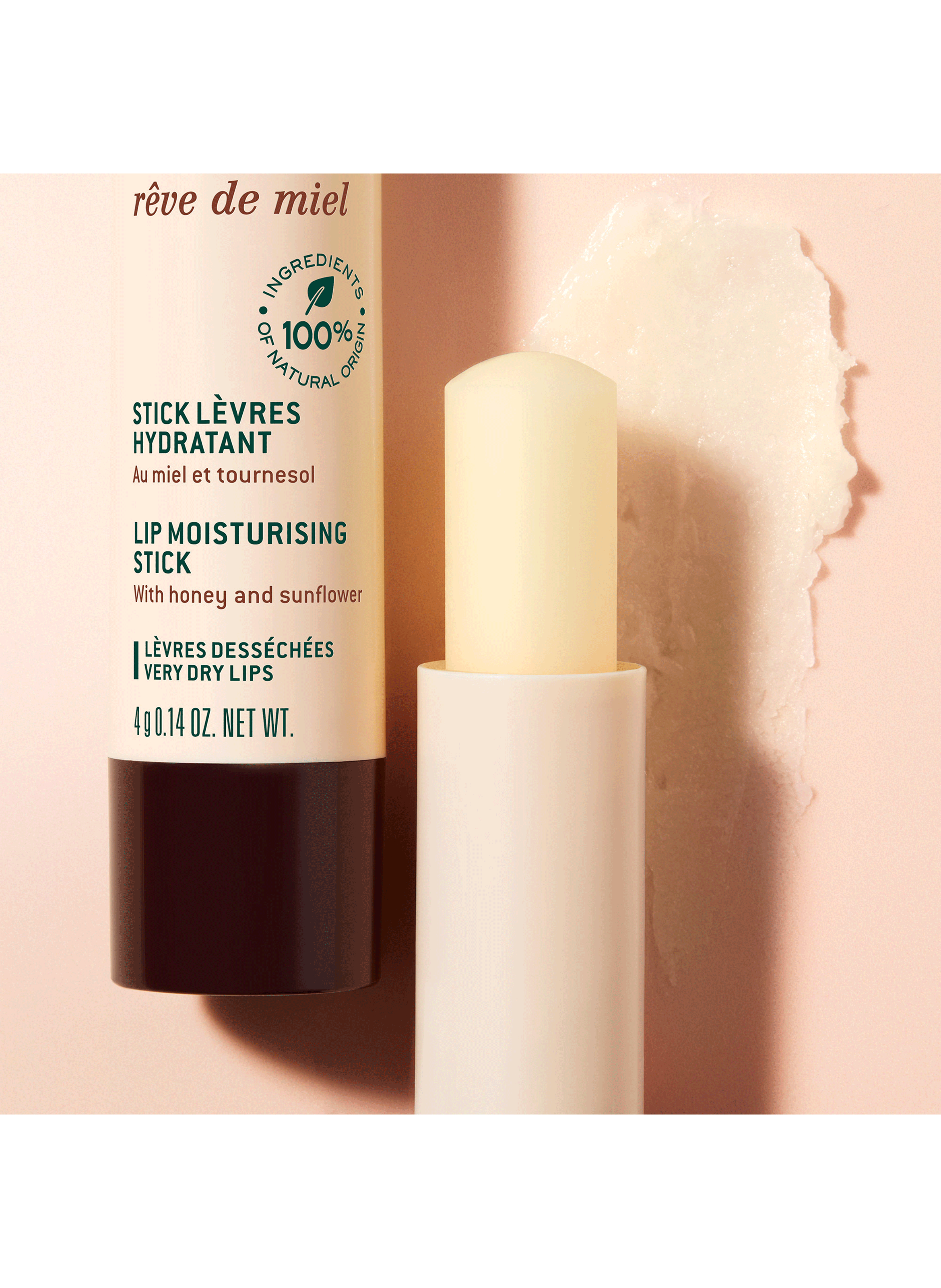 Stick Lèvres Hydratant lèvres desséchées Rêve de Miel® NUXE No color