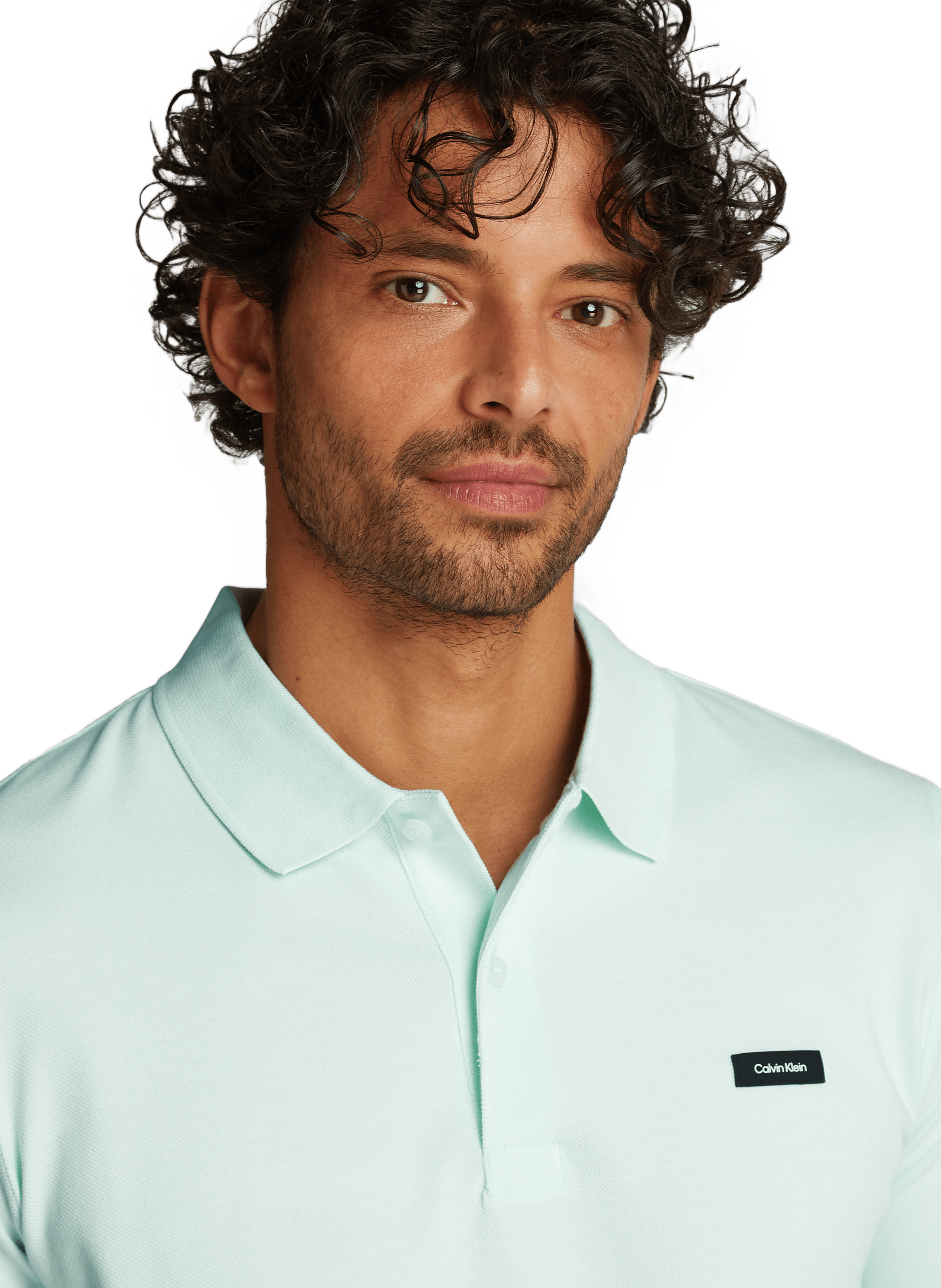 Polo en coton CALVIN KLEIN Vert