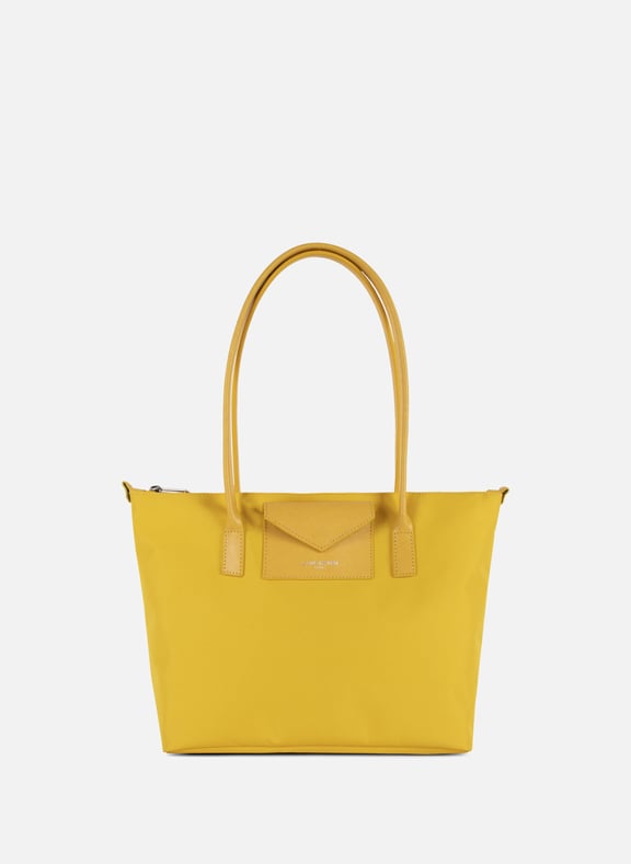 Sac cabas épaule - smart kba Jaune by LANCASTER LANCASTER Sac cabas épaule - smart kba Jaune