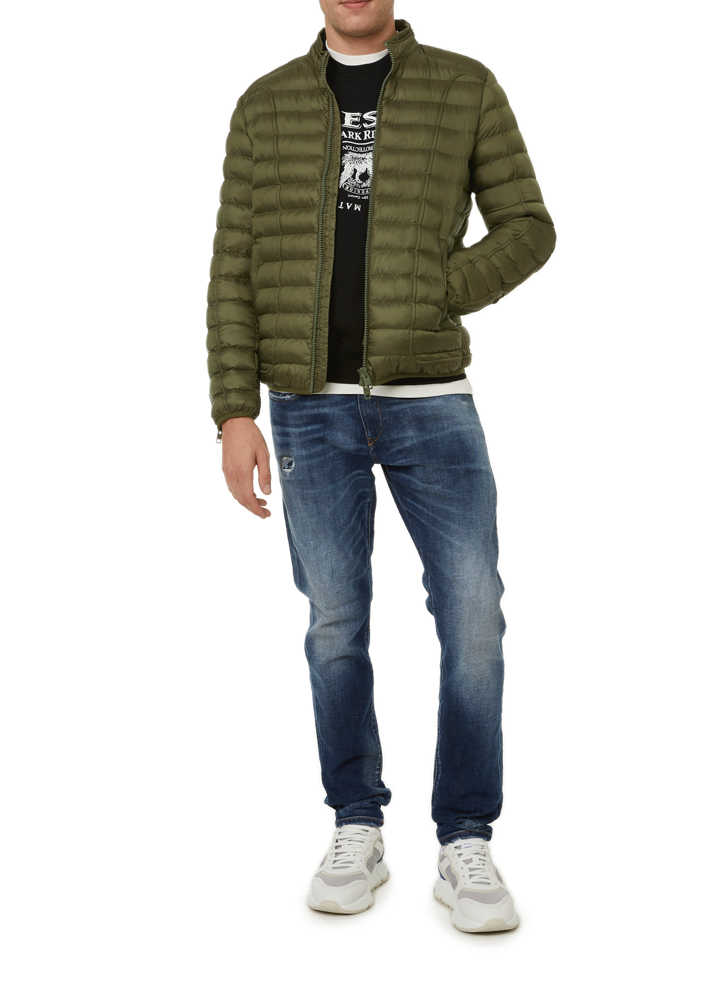 Berretto in cotone DIESEL Bianco