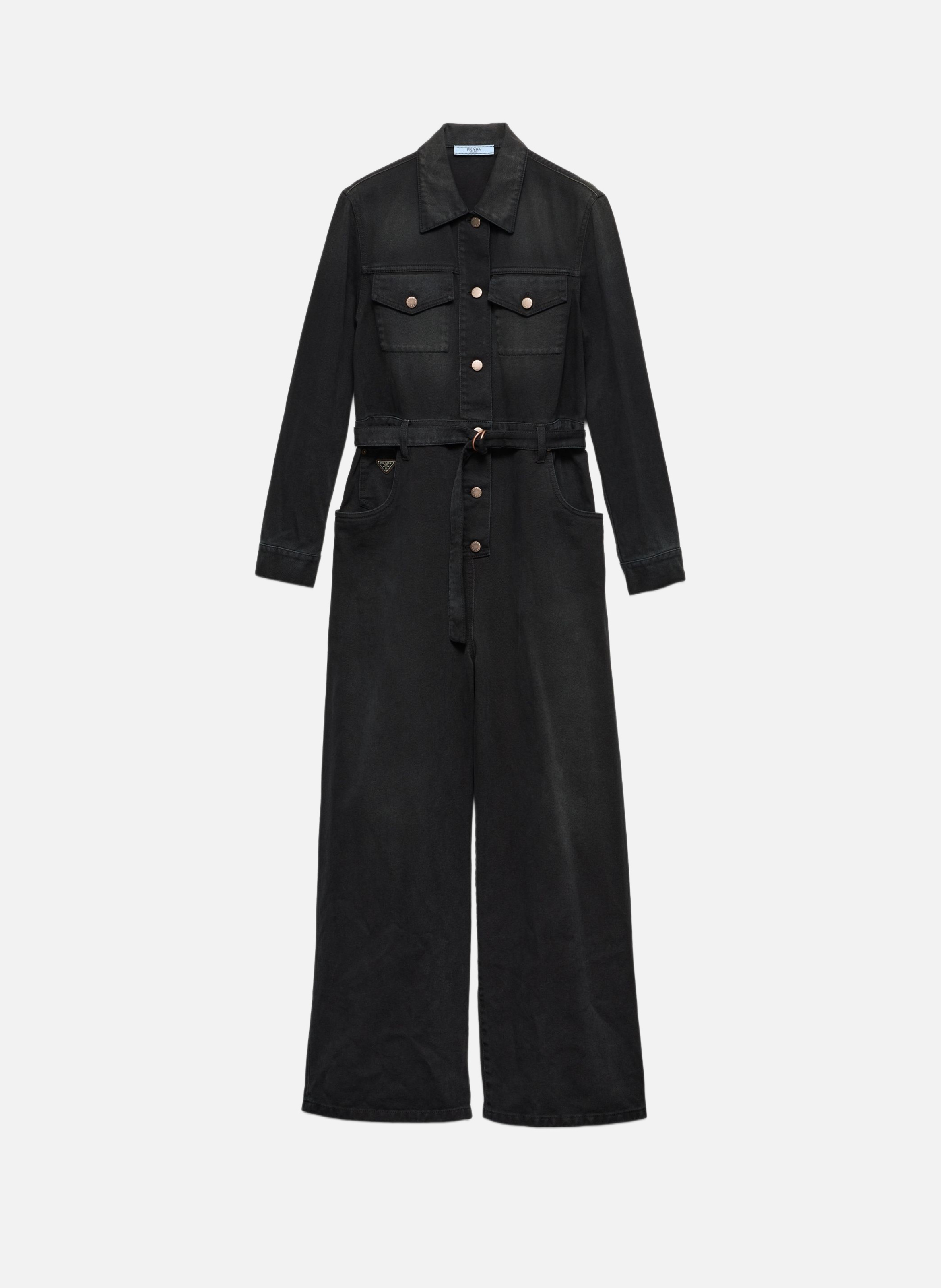Combinaison en denim PRADA Noir