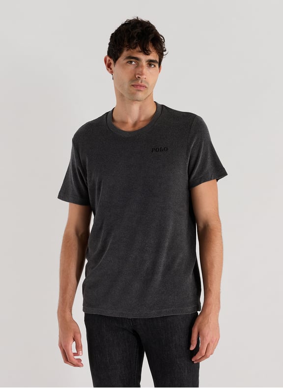 Cotton blend T-shirt Grey by POLO RALPH LAUREN POLO RALPH LAUREN Cotton blend T-shirt Grey
