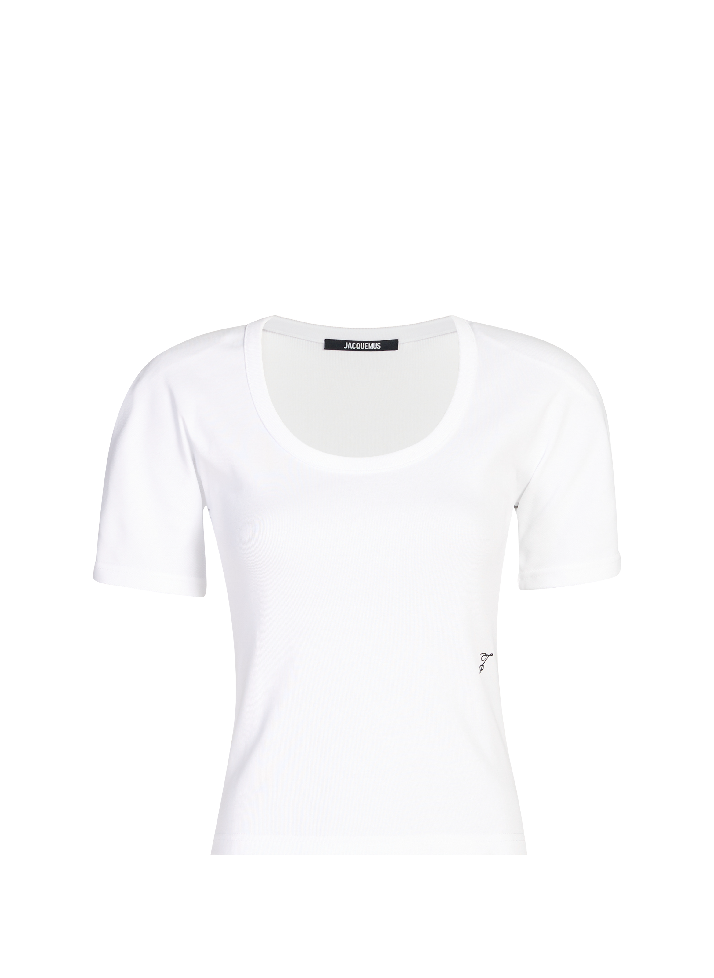 T-shirt cintré en coton LE TSHIRT OVALO MC White