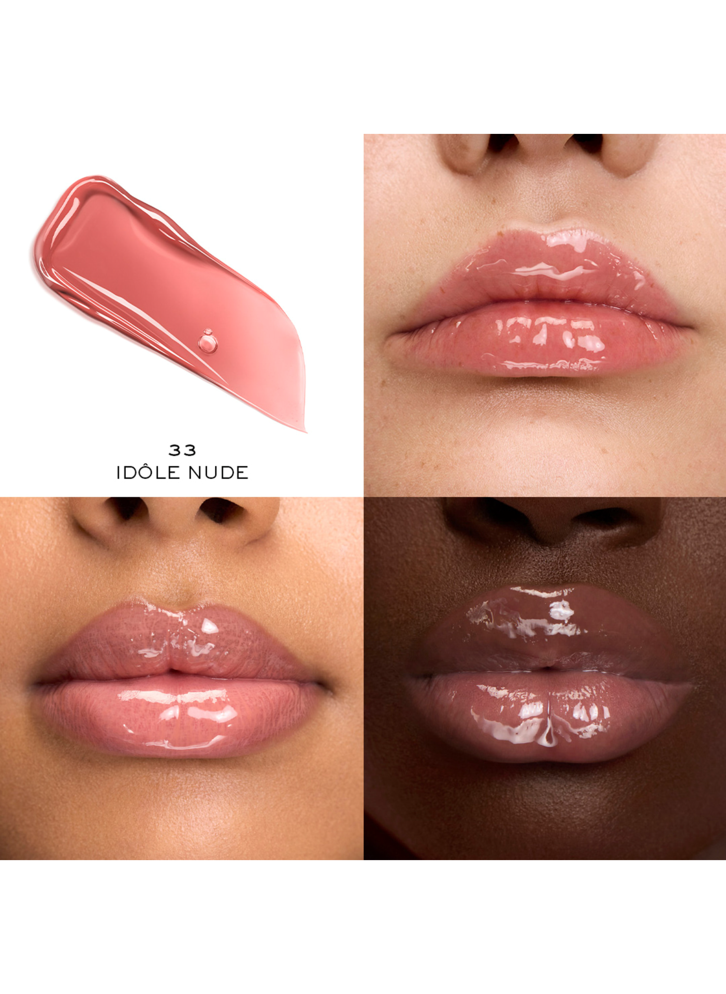 Lip Idôle Gloss Lip Oil LANCÔME 33 idÔle nude