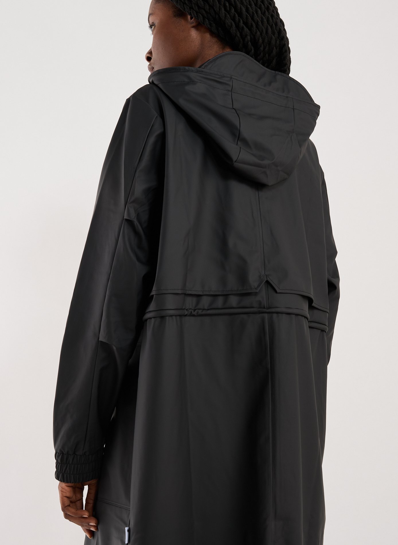 Mid-length jacket RAINS Black