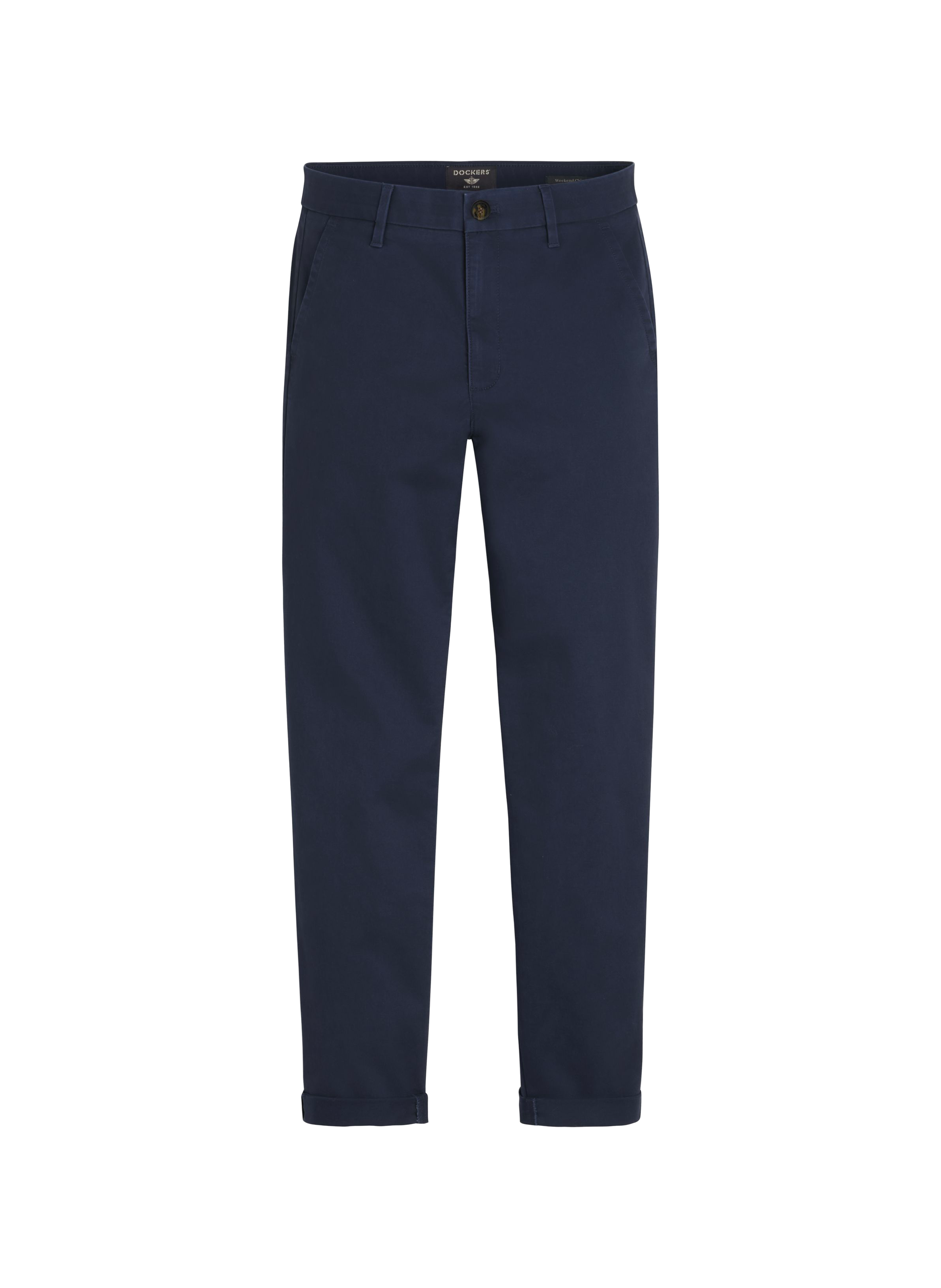 Pantalon en coton DOCKERS Bleu