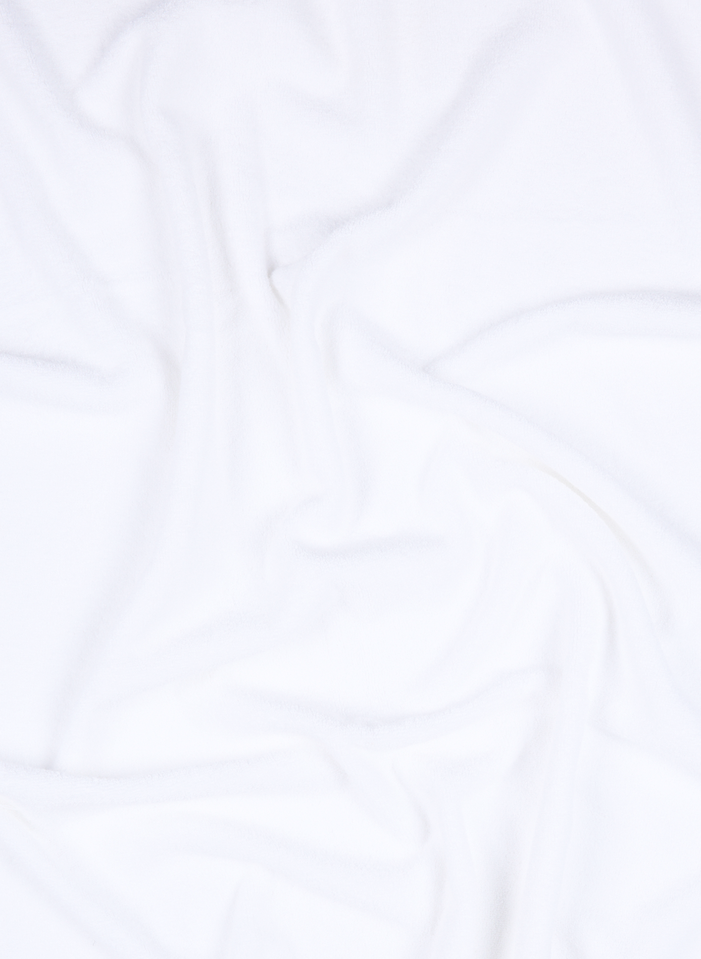 Serviette de toilette en coton biologique AU PRINTEMPS PARIS Blanc