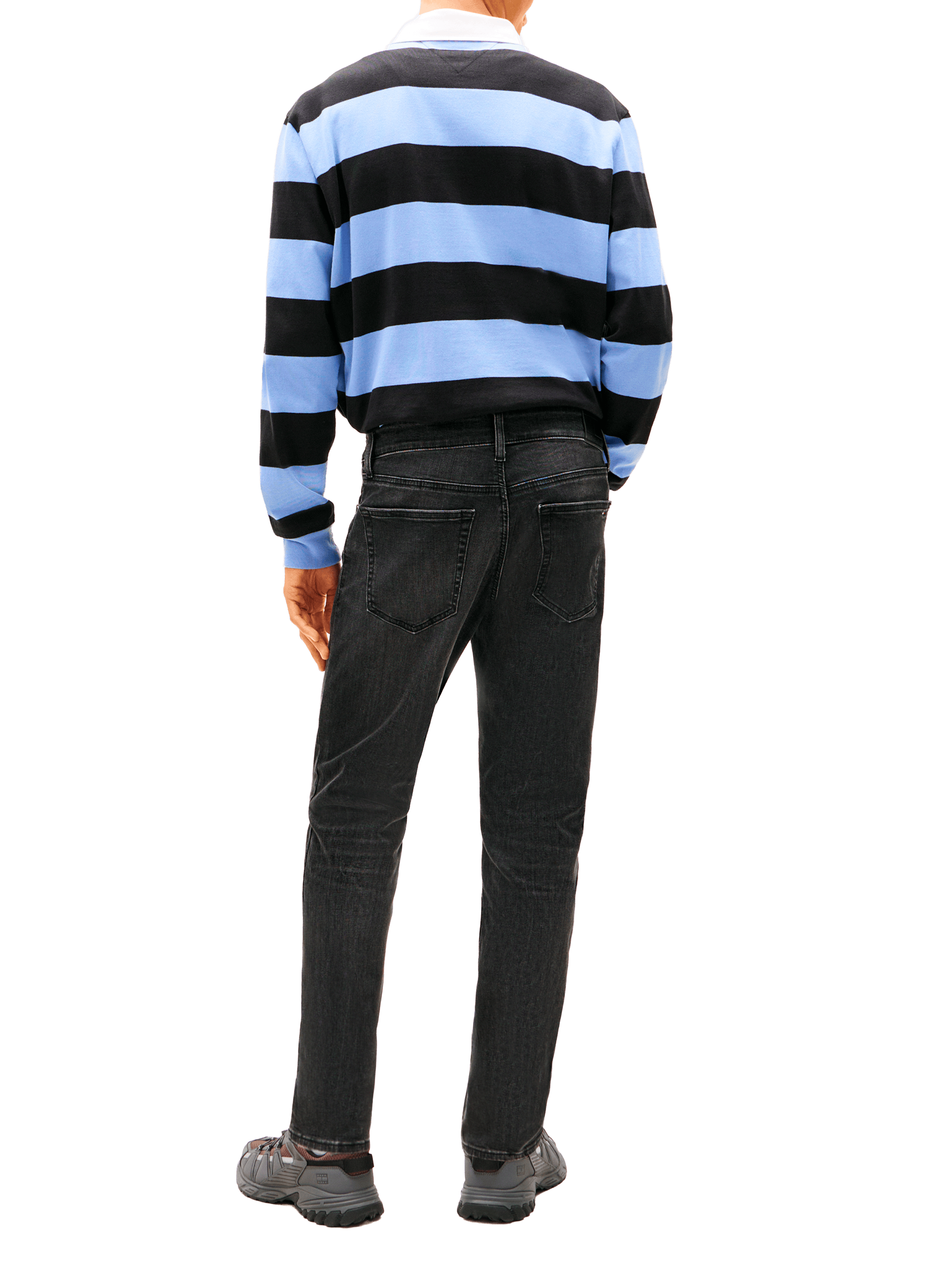 Jean slim en coton TOMMY HILFIGER Noir