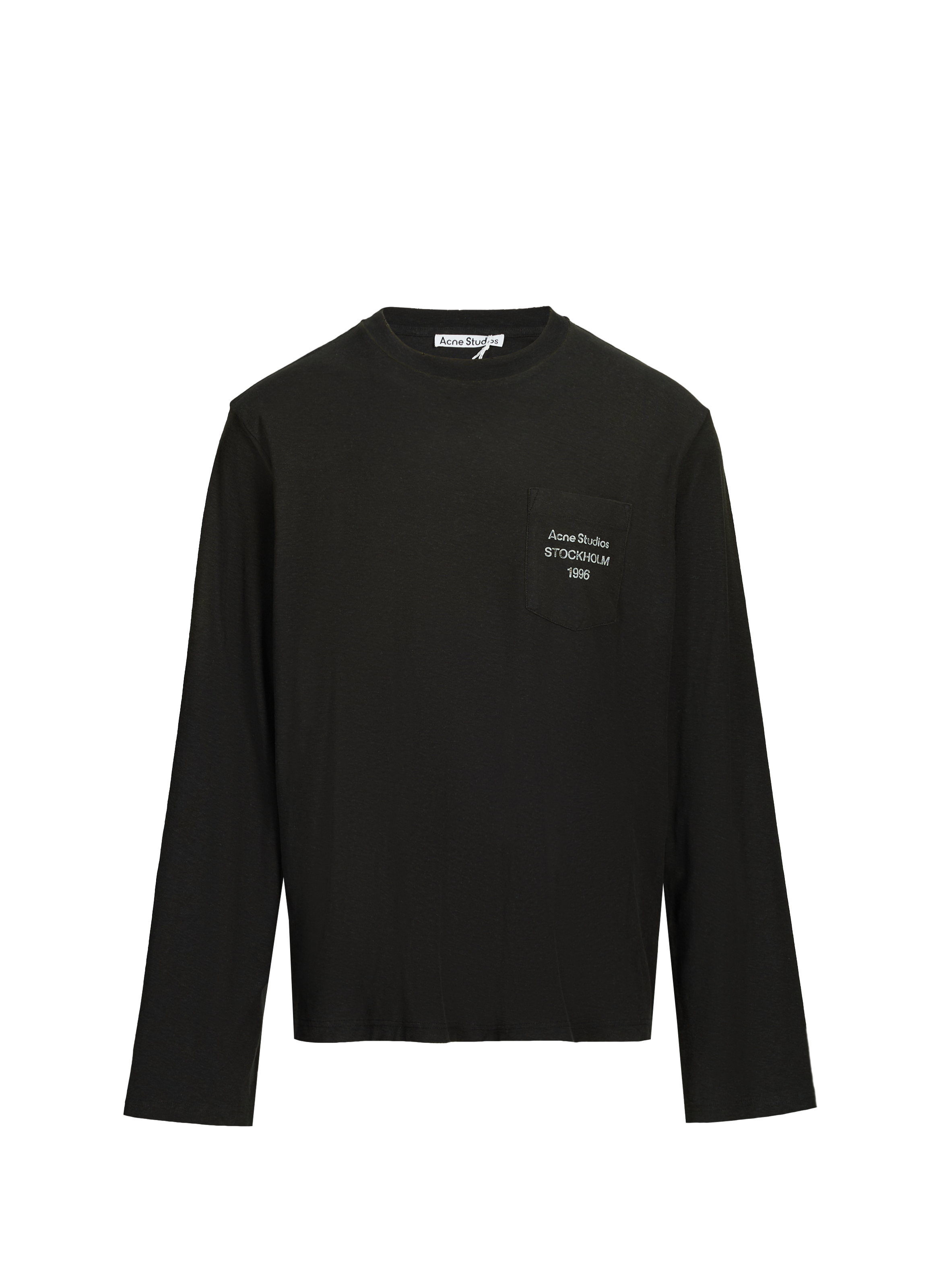 ACNE STUDIOS T-shirt manches longues en coton Noir