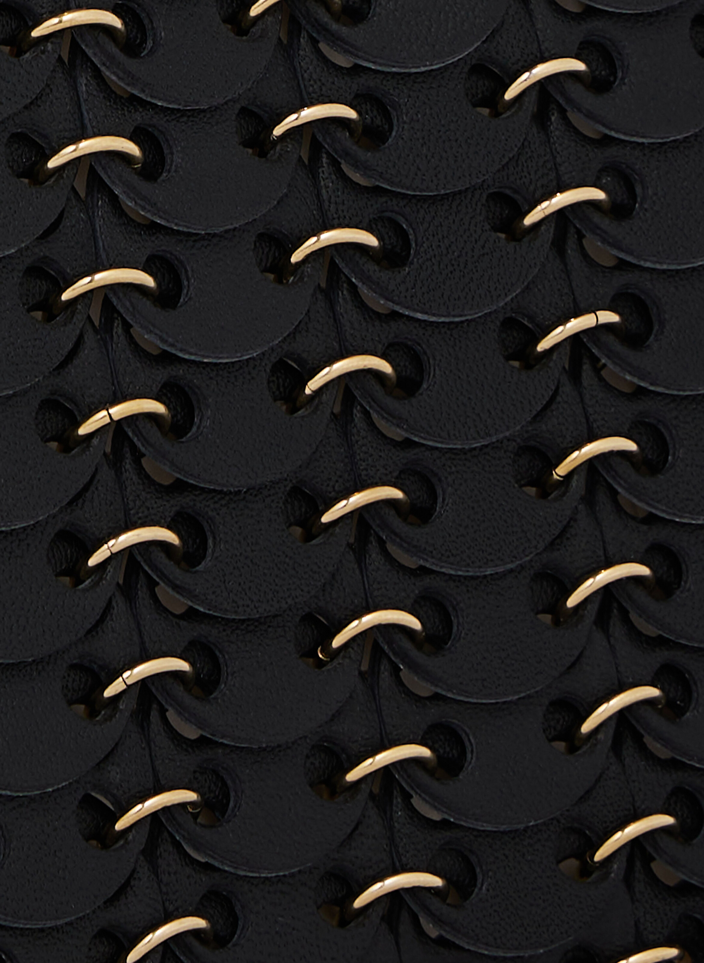 Sac réversible 1969 flip en cuir RABANNE Noir