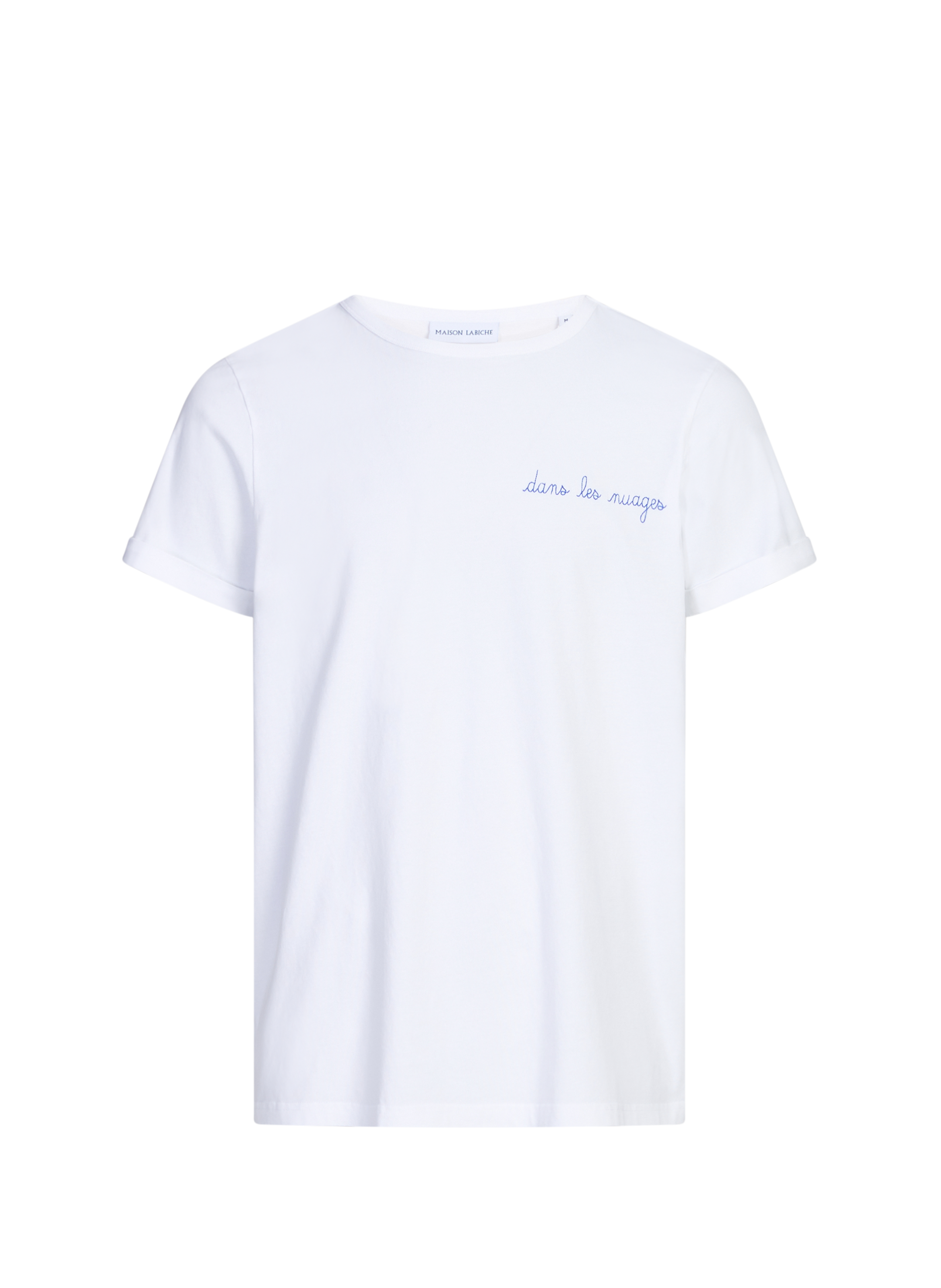 MAISON LABICHE Poitou In the Clouds Cotton T-shirt White