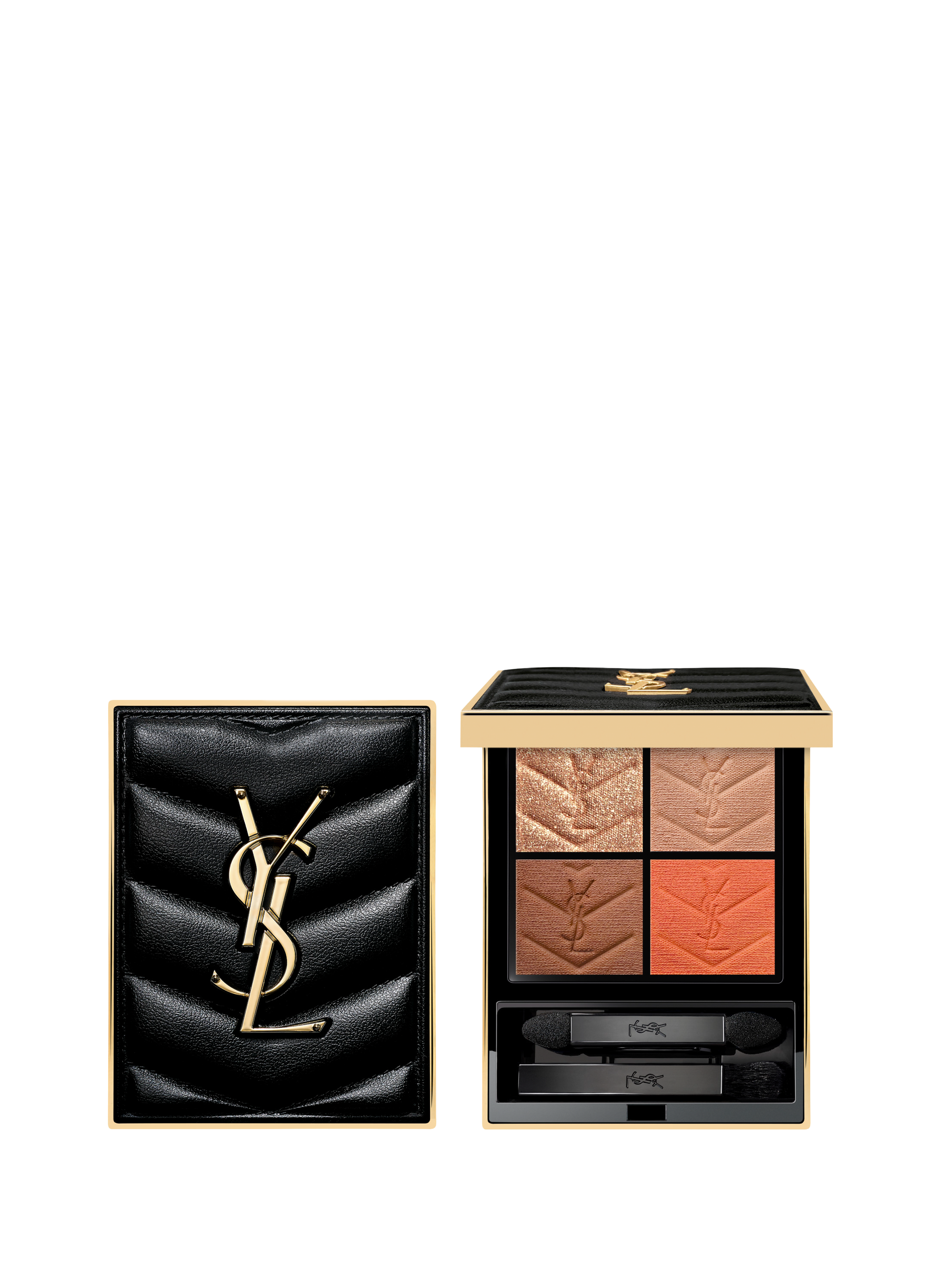 YVES SAINT LAURENT Mini Clutch Eyeshadow Palette - Intense Pigments - Long-lasting 810 over orange