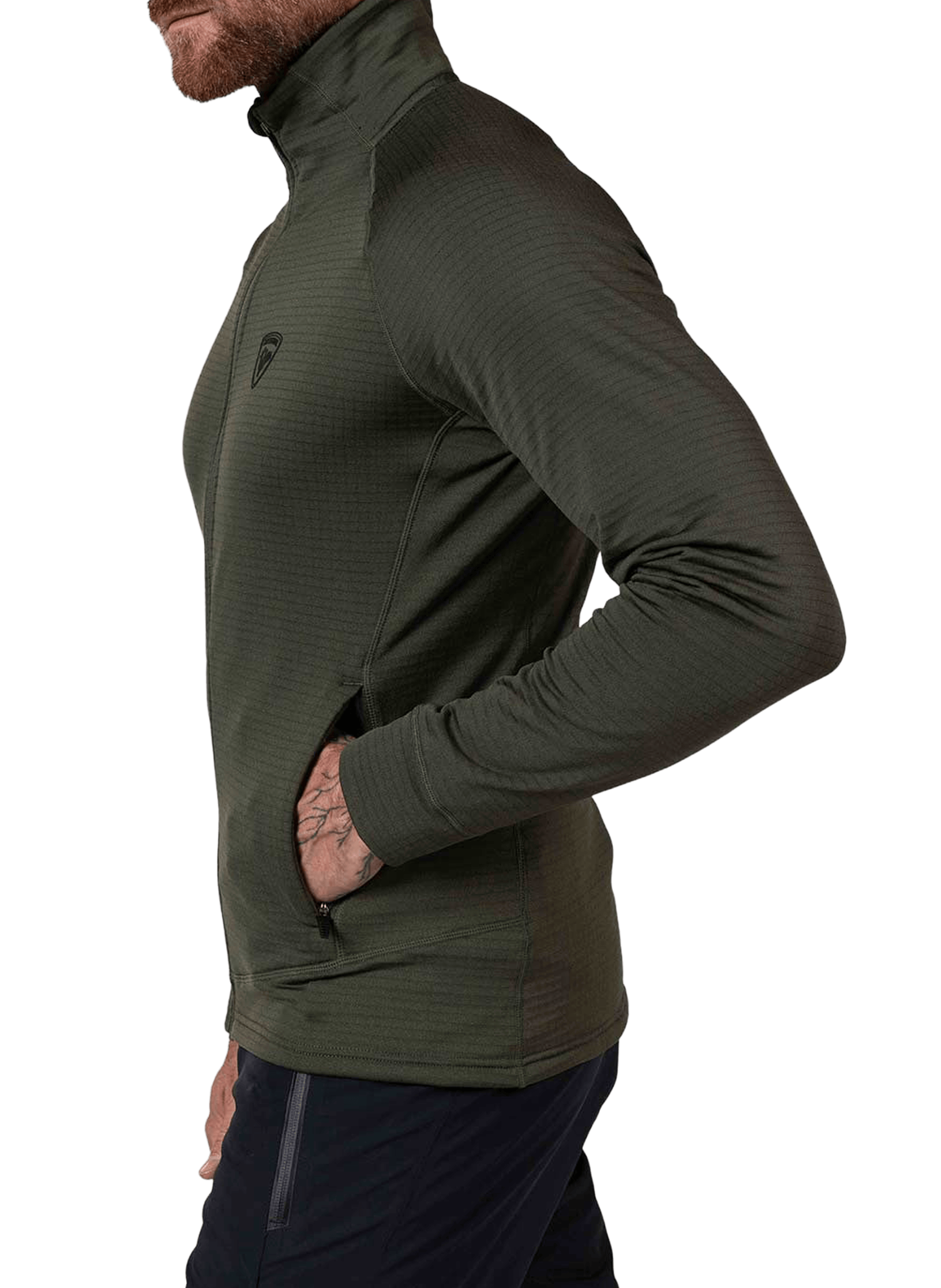 Blackside Fleece Jacket ROSSIGNOL Khaki