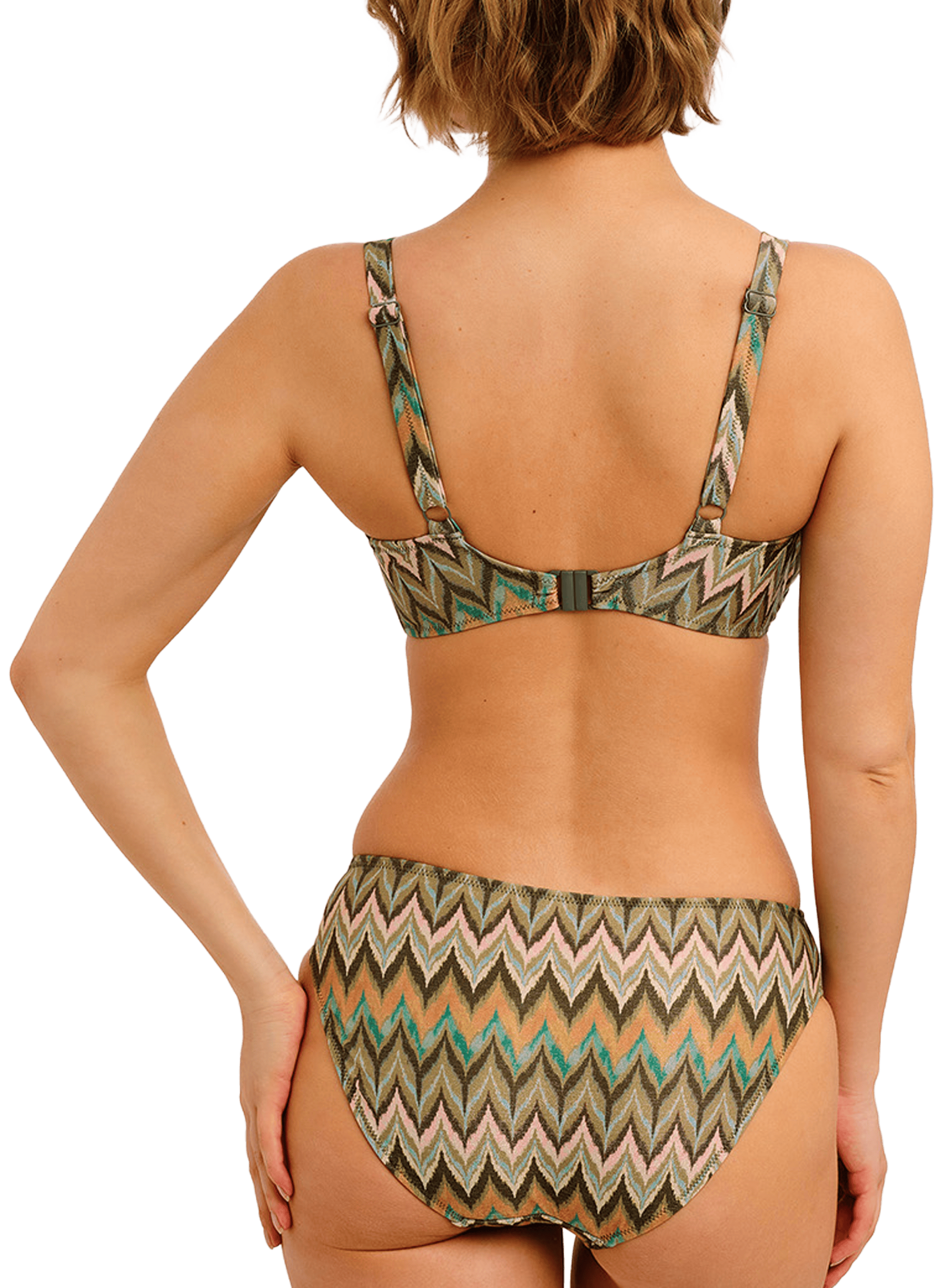Soutien-gorge Arizona à imprimé zigzag FREYA Vert