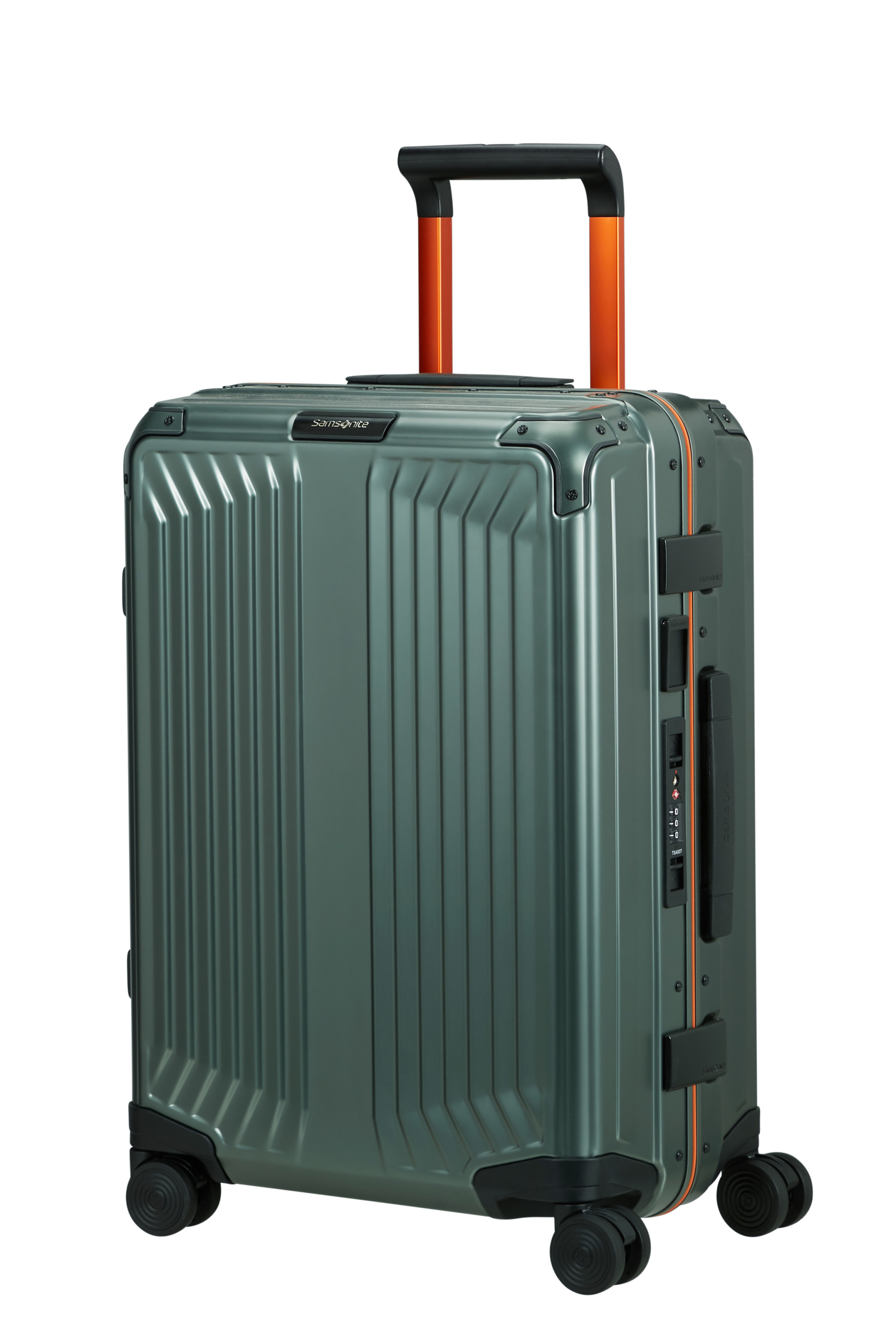 Lite-box alu valise 4 roues taille s SAMSONITE Vert