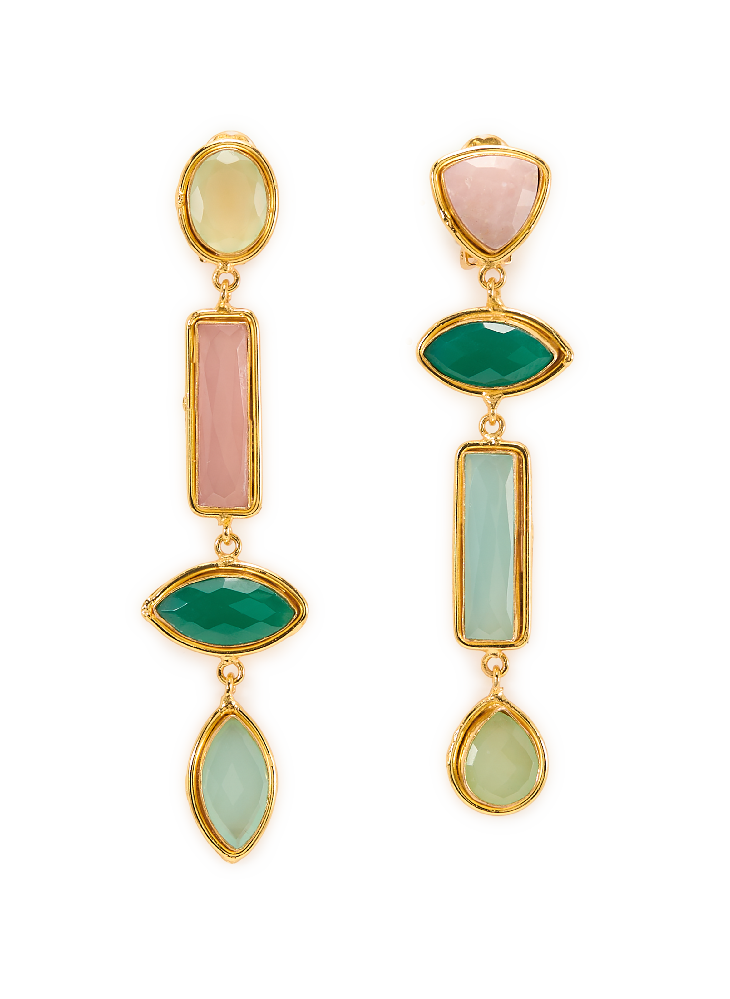 Boucles d'oreille Cascade SYLVIA TOLEDANO Multicolore